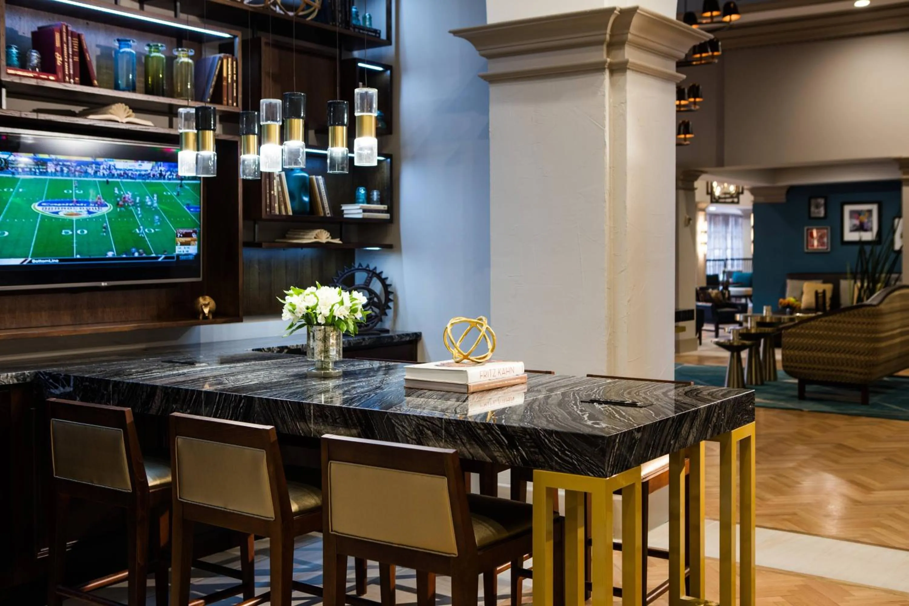 Lobby or reception in Renaissance Waterford Oklahoma City Hotel