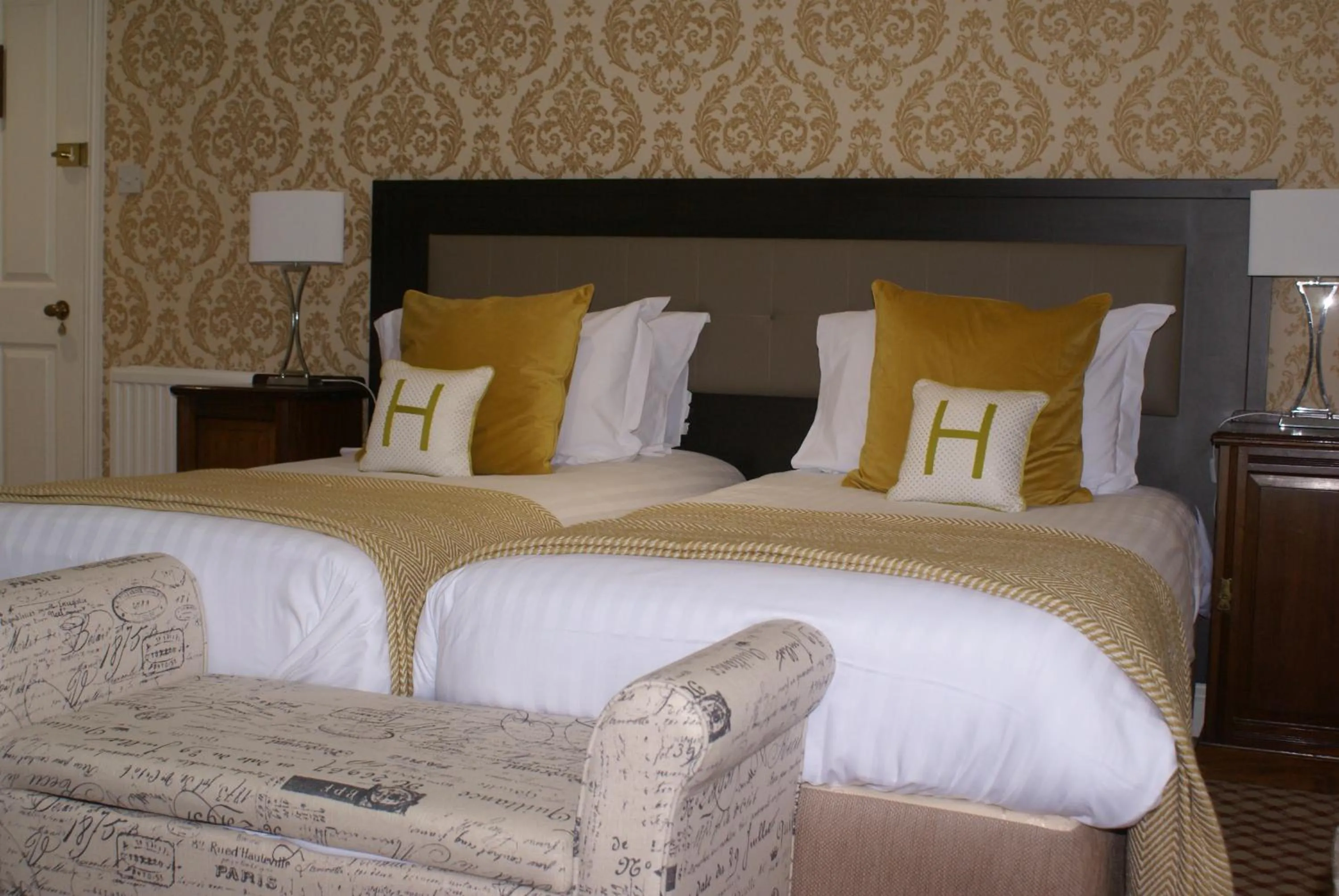 Bed in Haley's Hotel