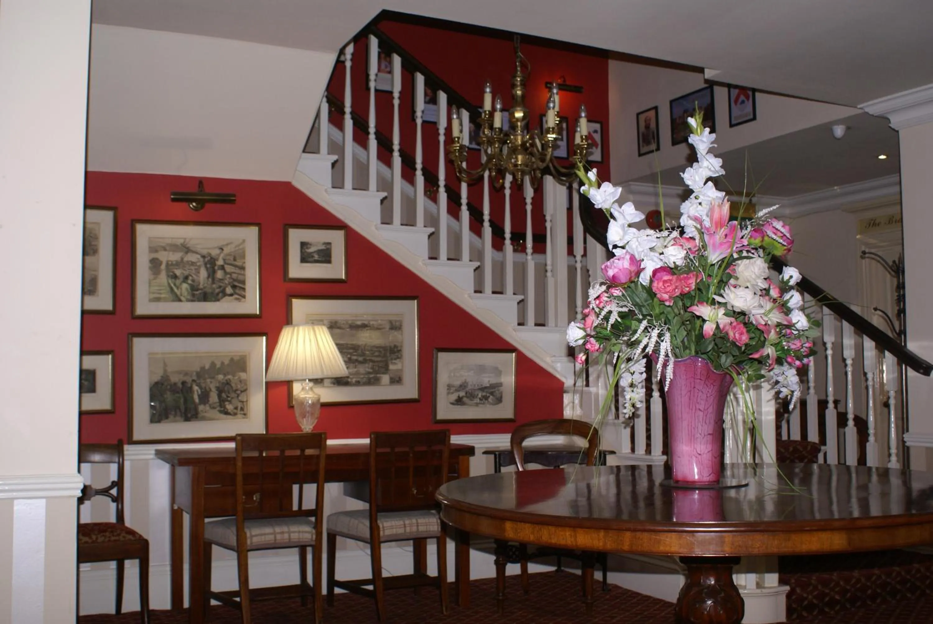 Lobby or reception in Haley's Hotel