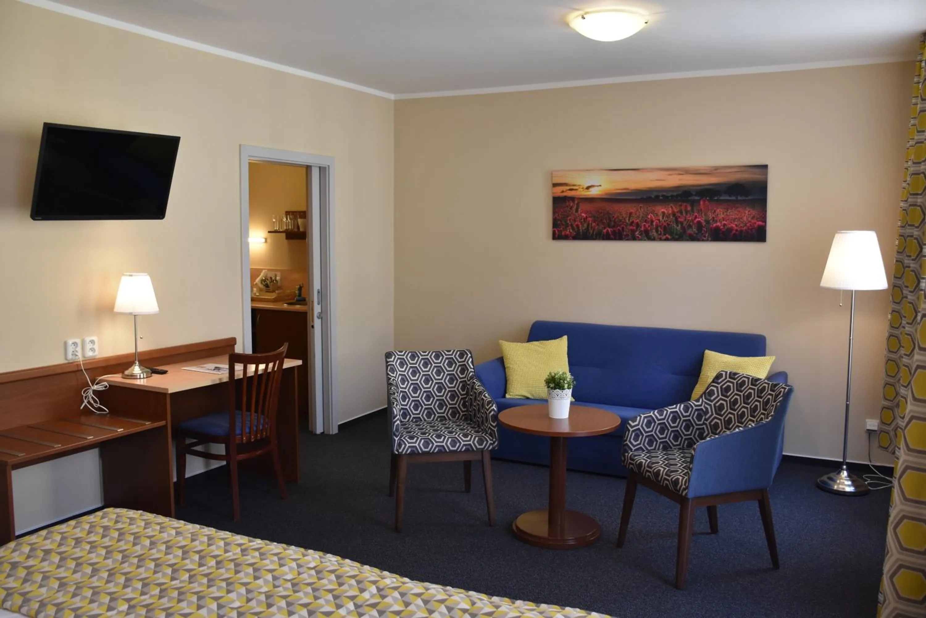 Seating area in Aparthotel Austria Suites