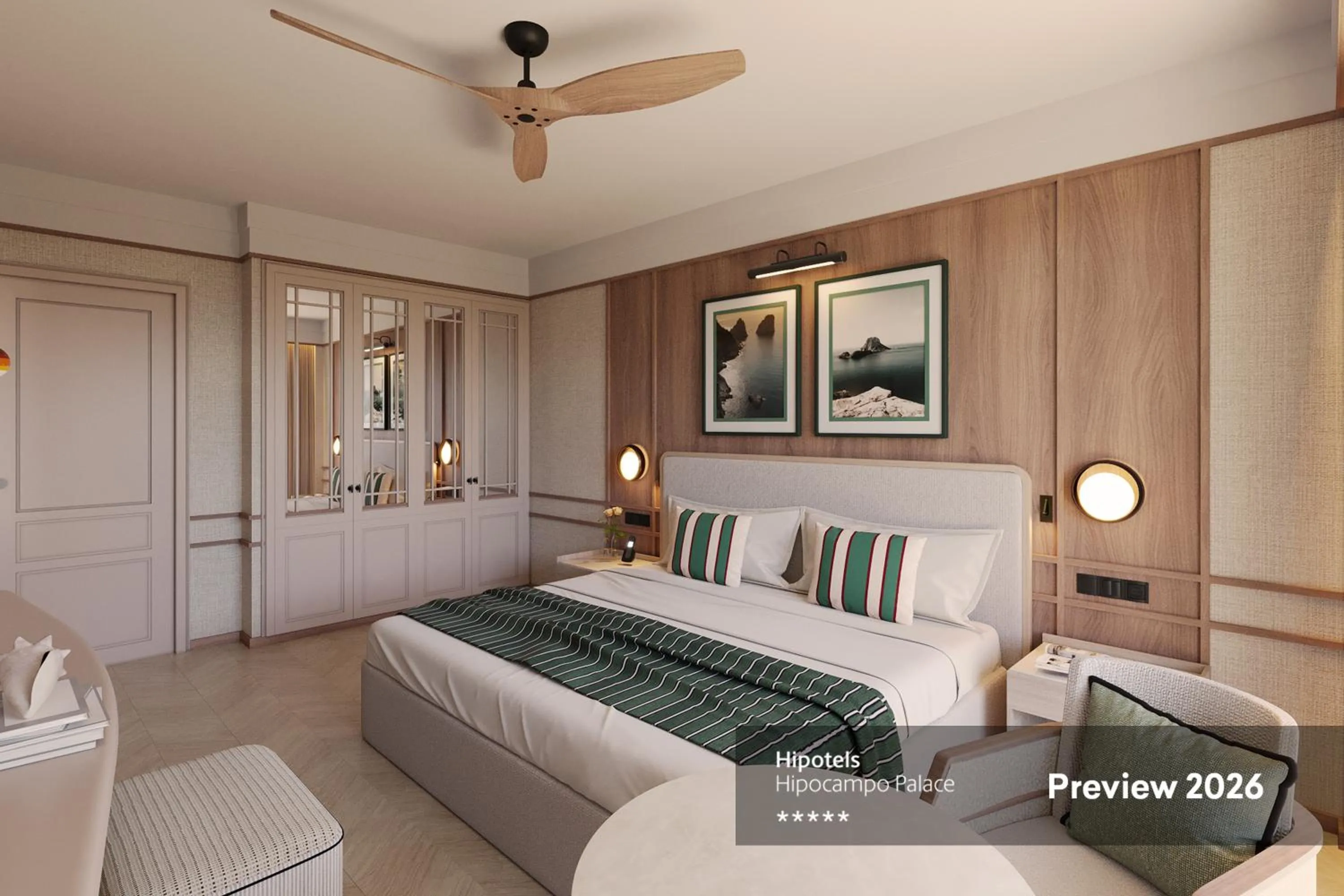 Photo of the whole room, Bed in Hipotels Hipocampo Palace & Spa