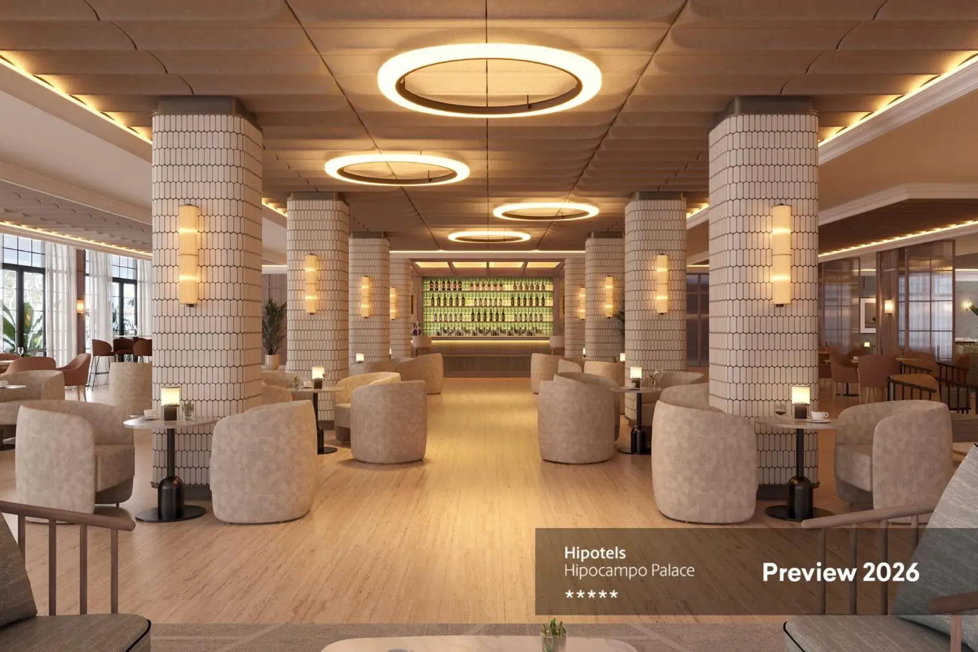 Lounge or bar in Hipotels Hipocampo Palace & Spa Lounge or bar in Hipotels Hipocampo Palace & Spa