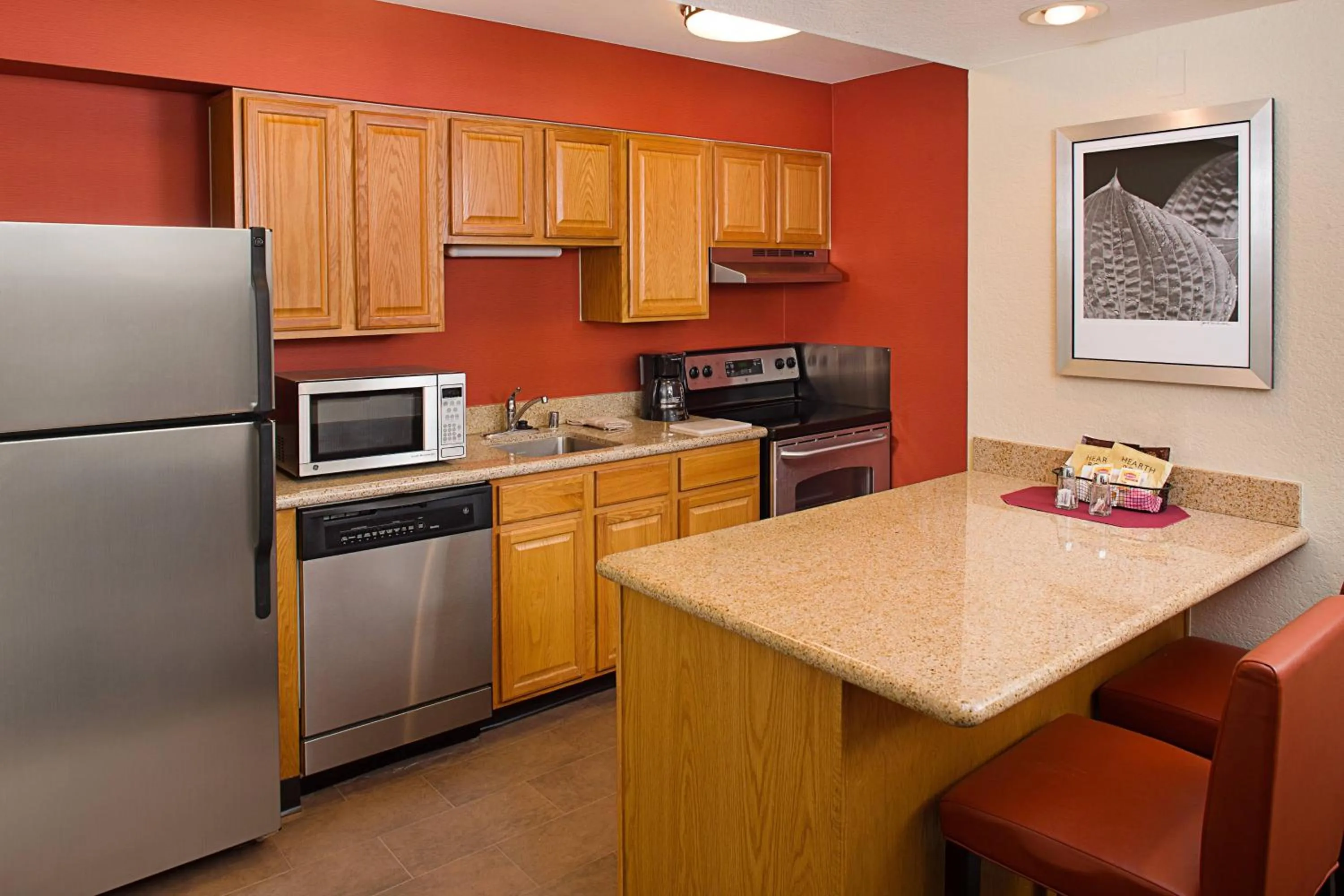 Kitchen or kitchenette in Residence Inn Ontario Airport
