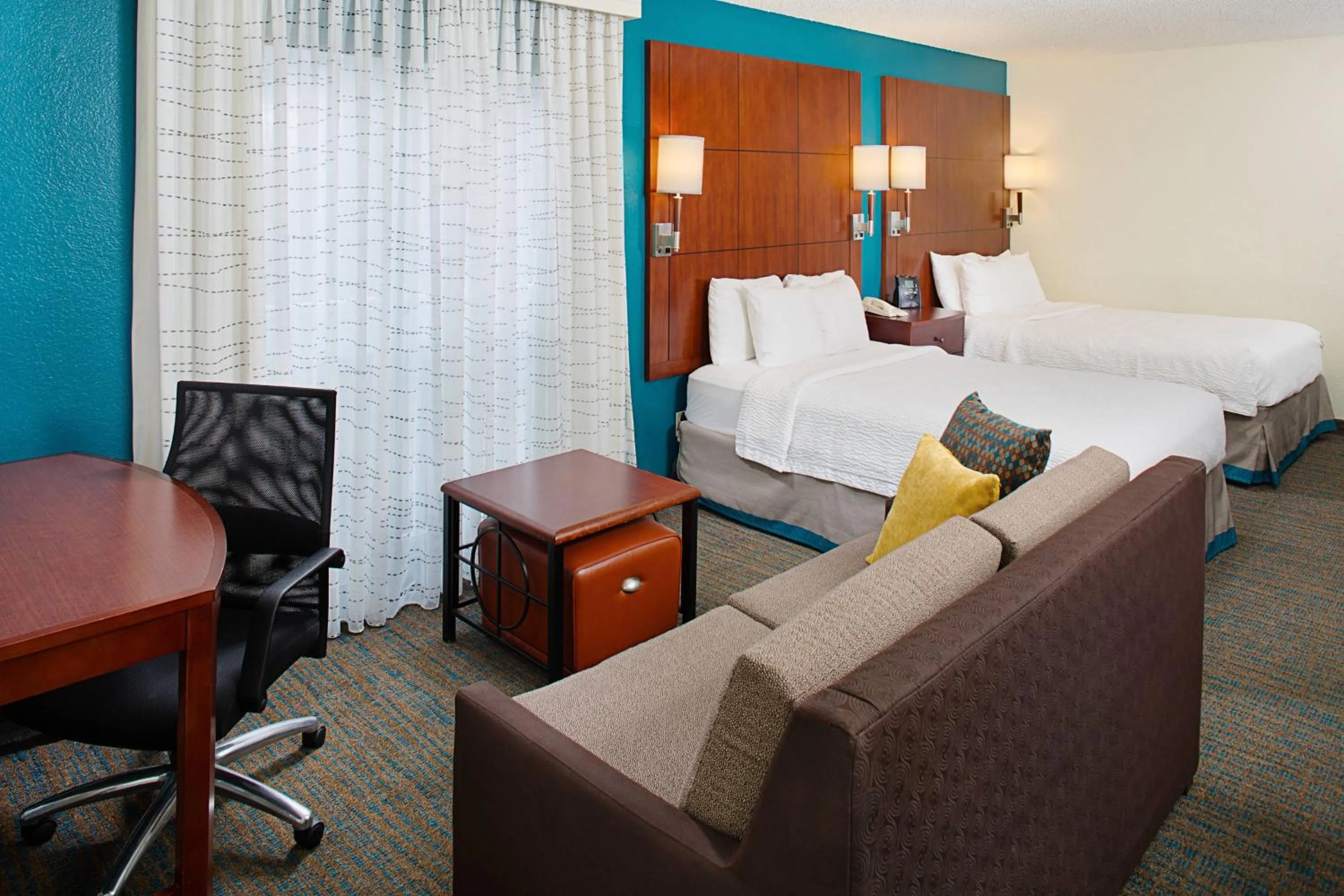 Bedroom, Bed in Residence Inn Ontario Airport