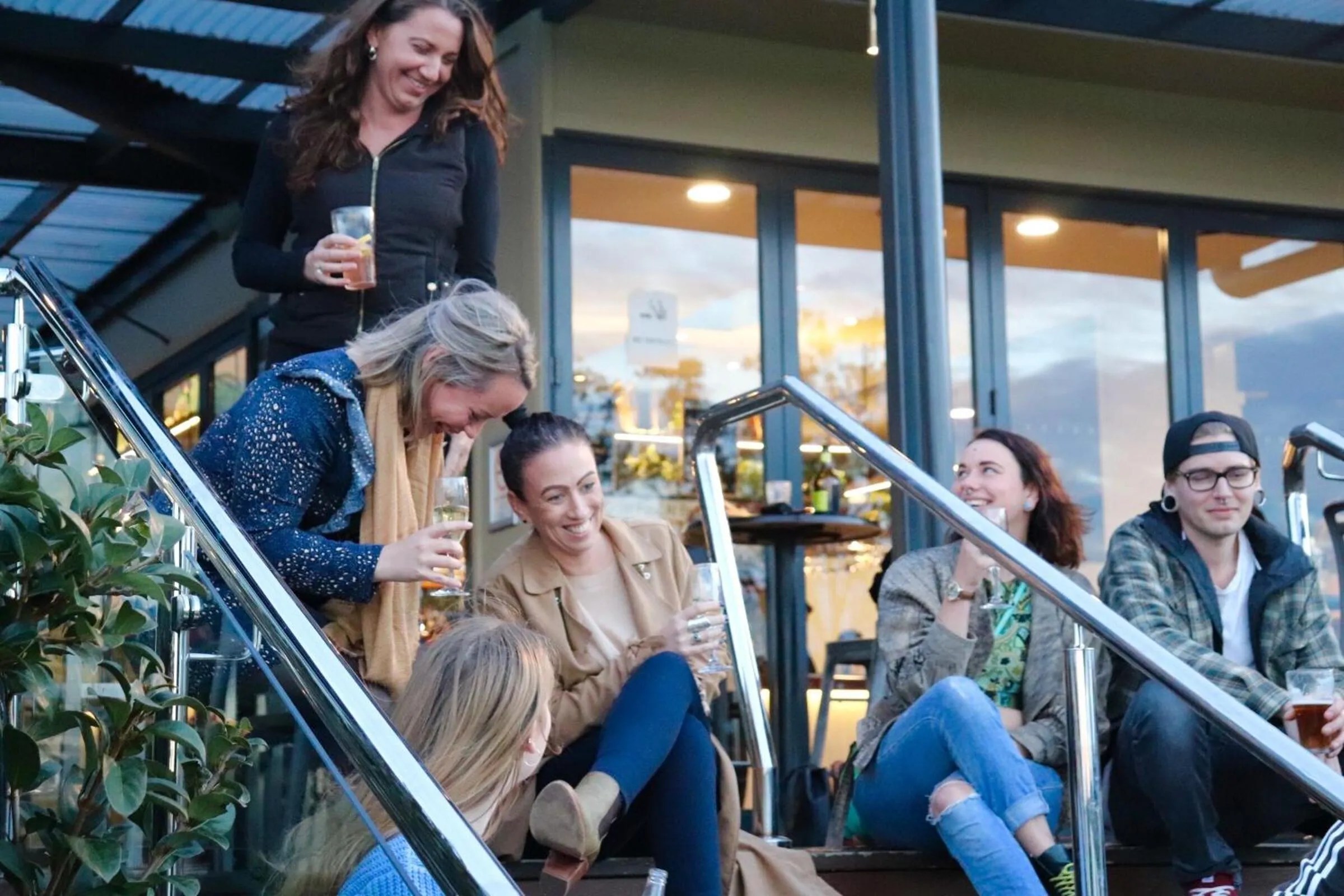 People in Huskisson Hotel