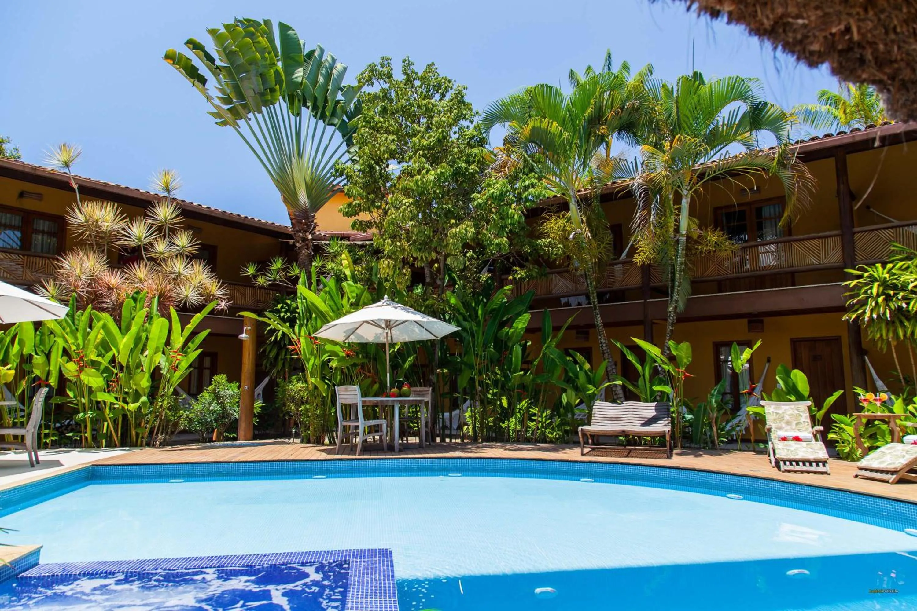 Patio in Pousada Pedra Torta