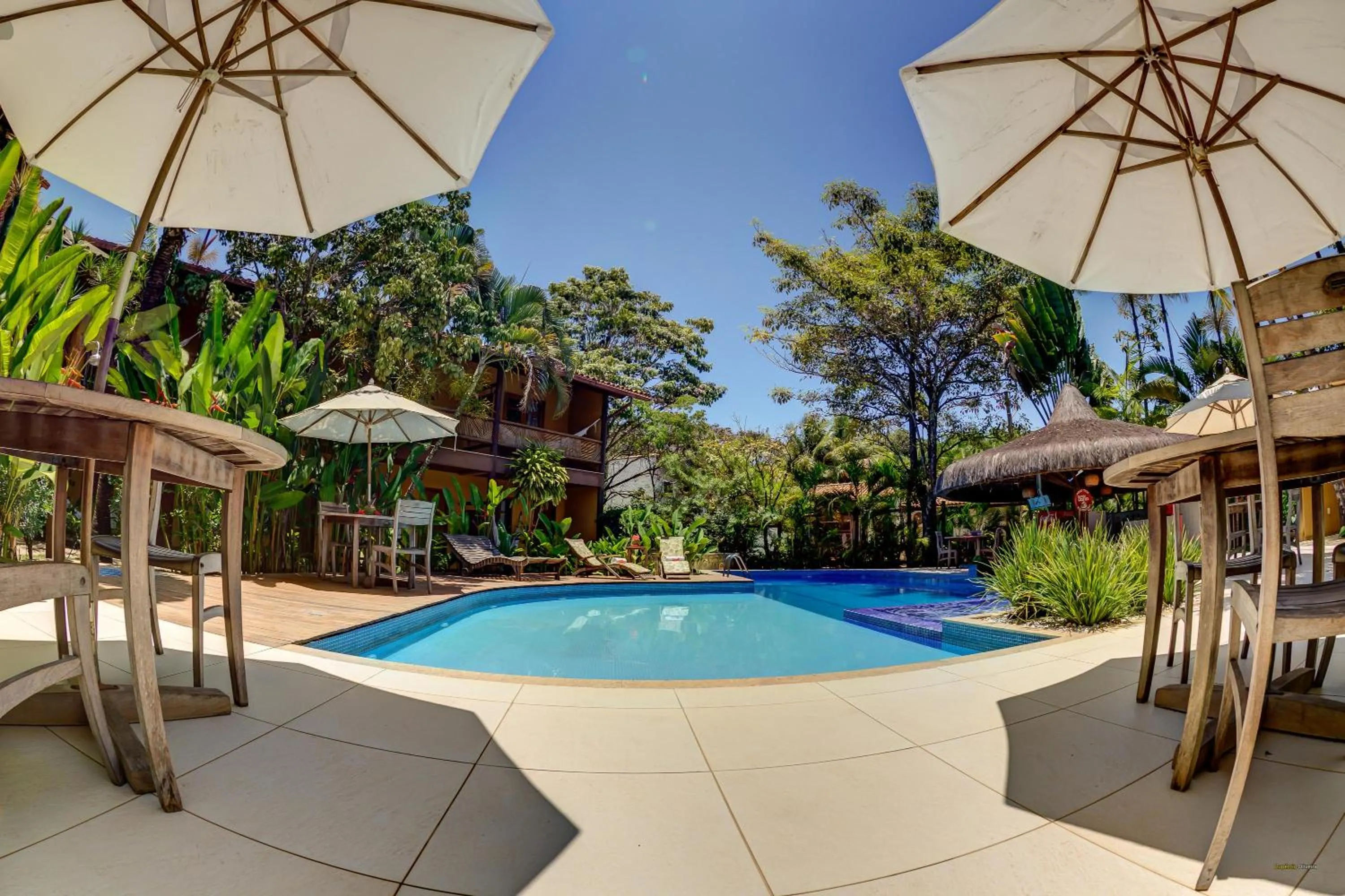 Patio in Pousada Pedra Torta