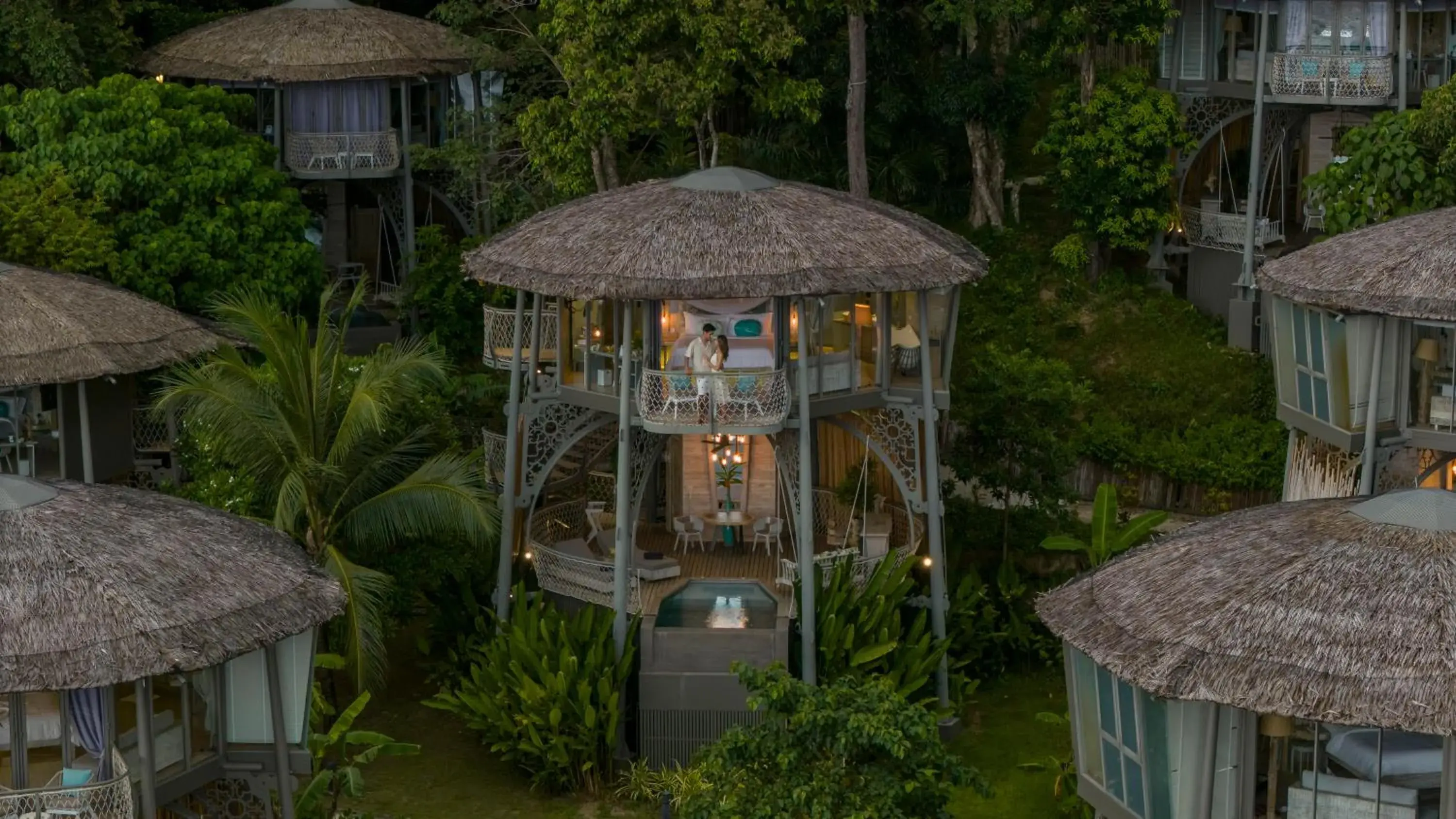 Bird's eye view in TreeHouse Villas Koh Yao - Adults Only Bird's eye view in TreeHouse Villas Koh Yao - Adults Only