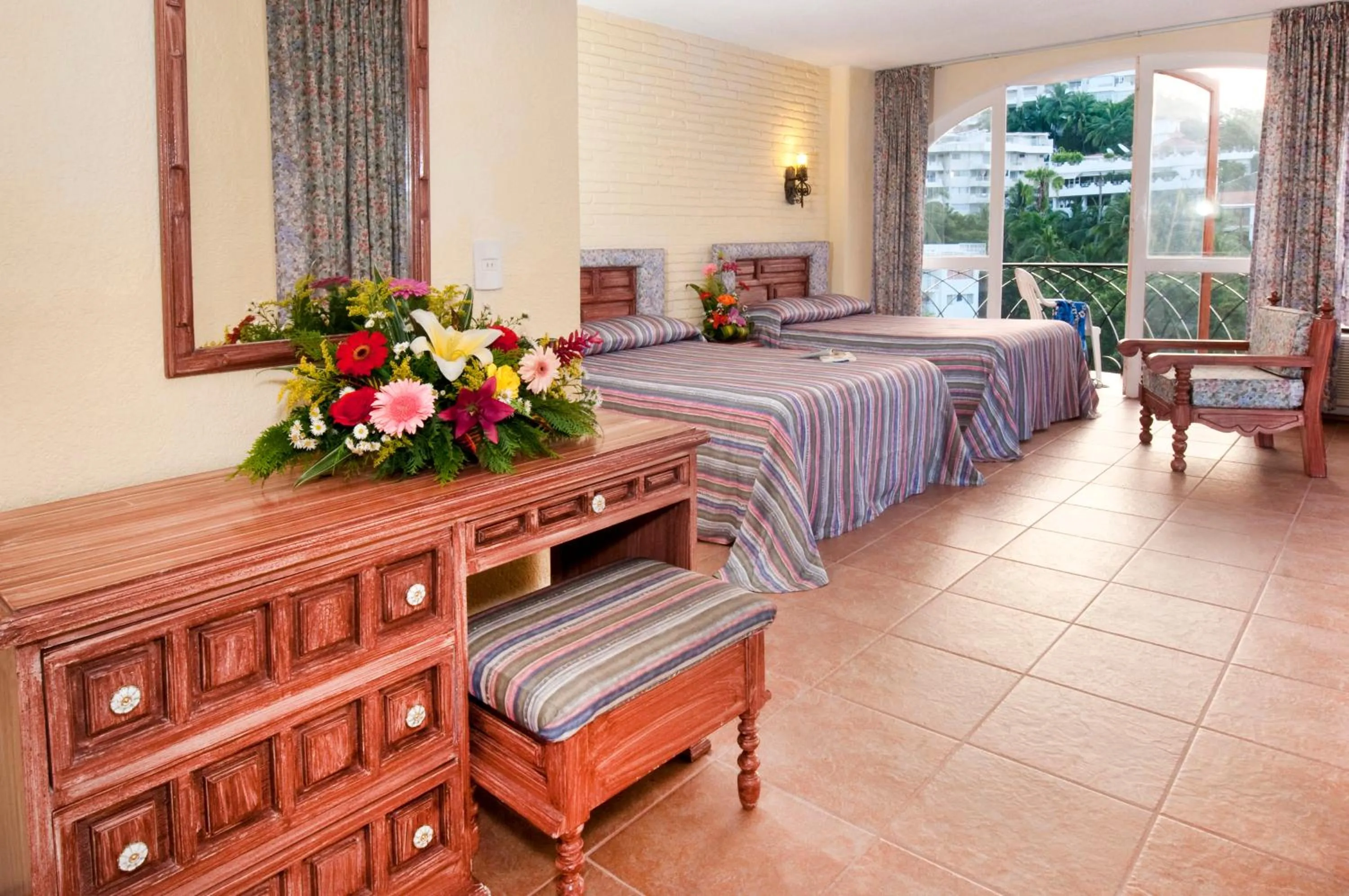 Balcony/Terrace, Bed in Real Bananas All Inclusive