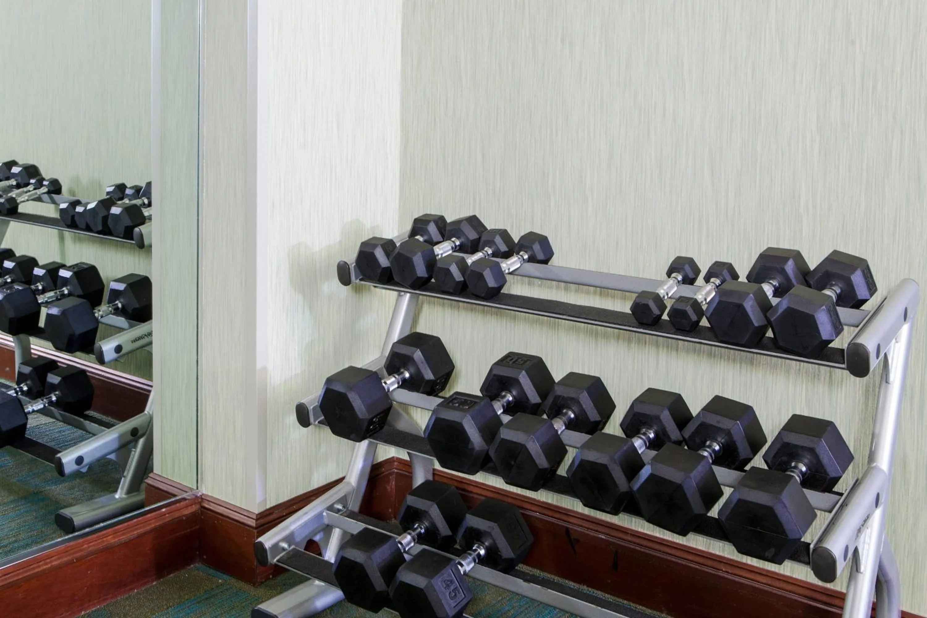 Fitness centre/facilities in SpringHill Suites by Marriott Norfolk Virginia Beach