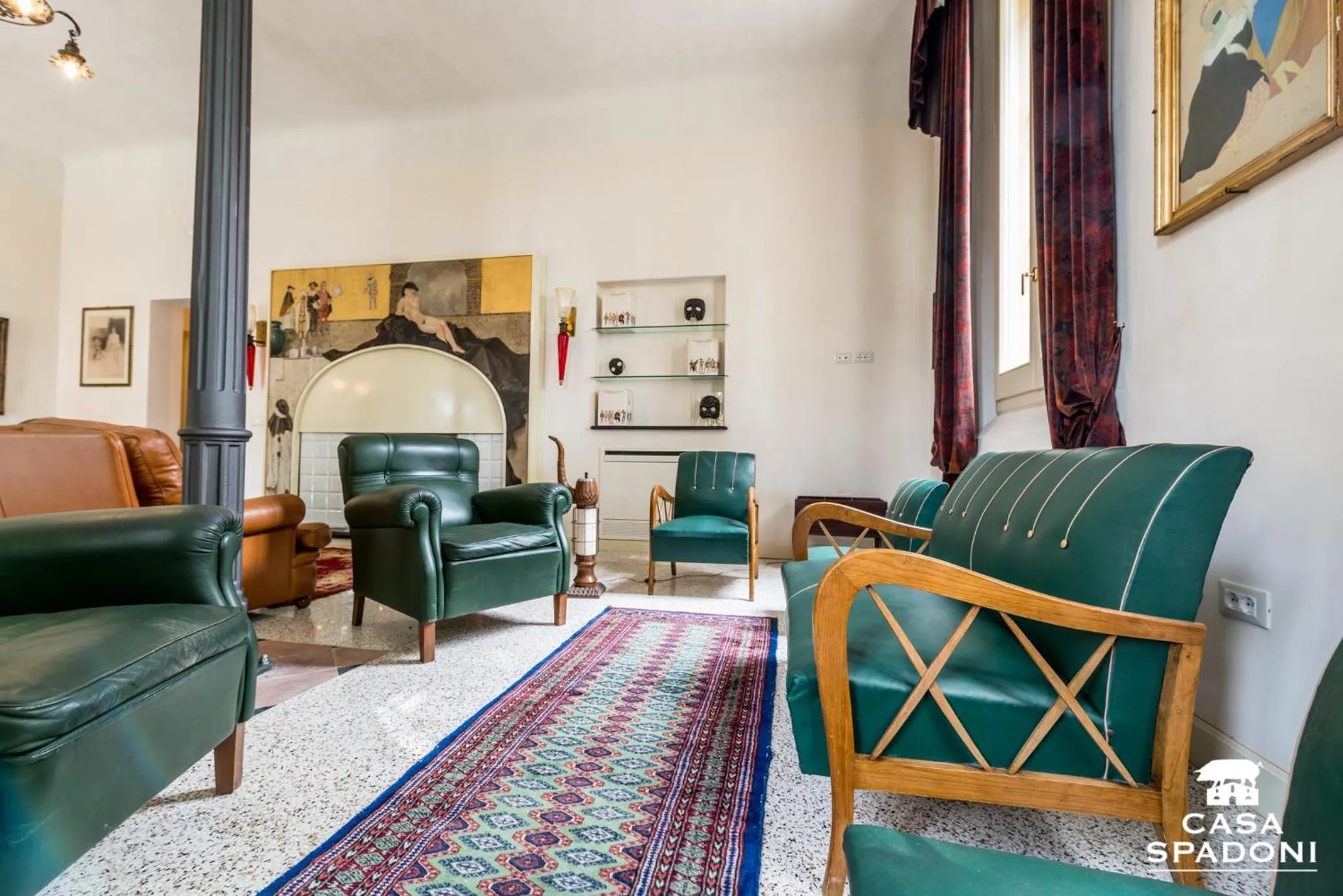 Communal lounge/ TV room in Locanda di Casa Spadoni