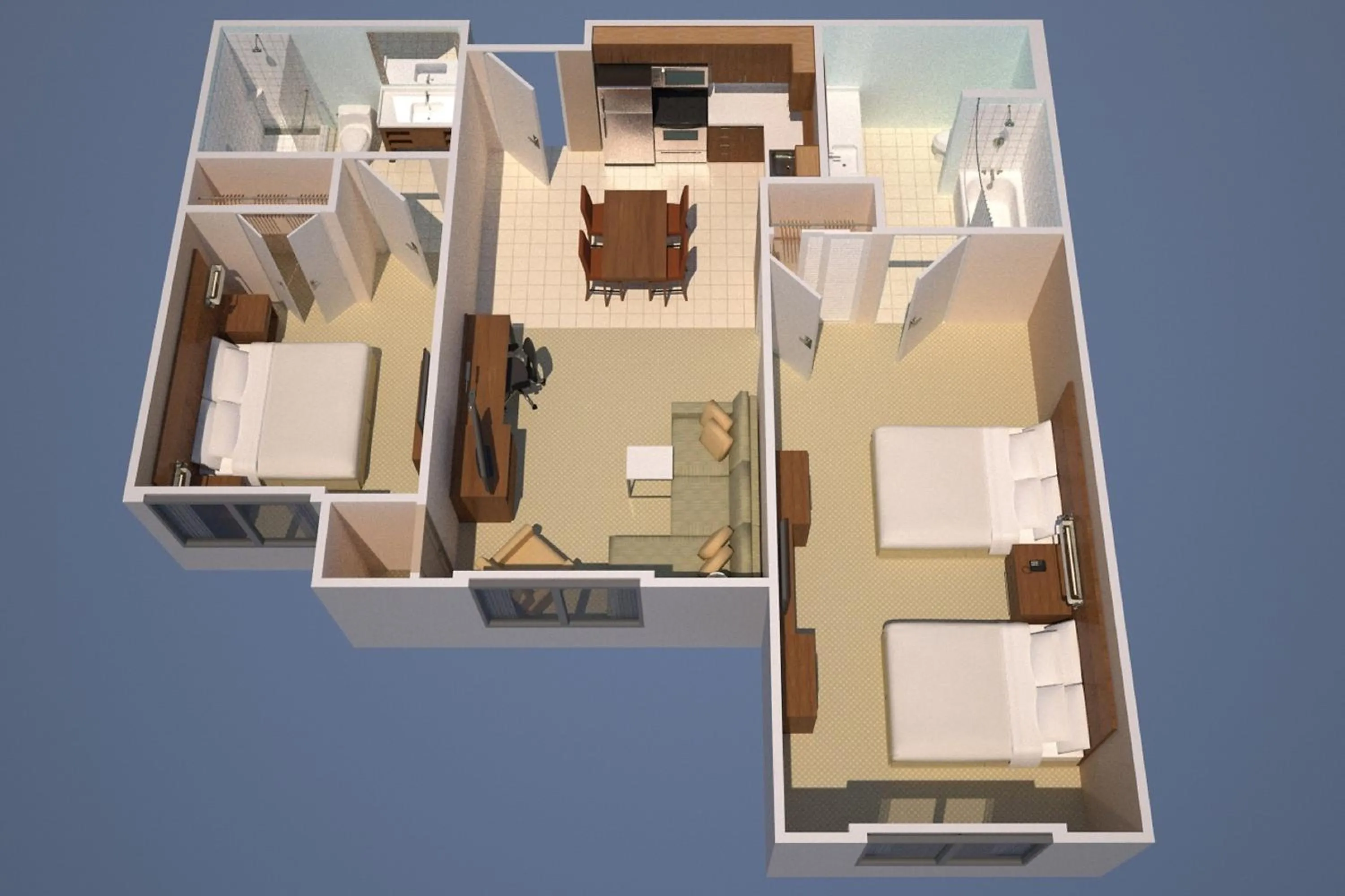 Bedroom in Residence Inn by Marriott Norfolk Airport