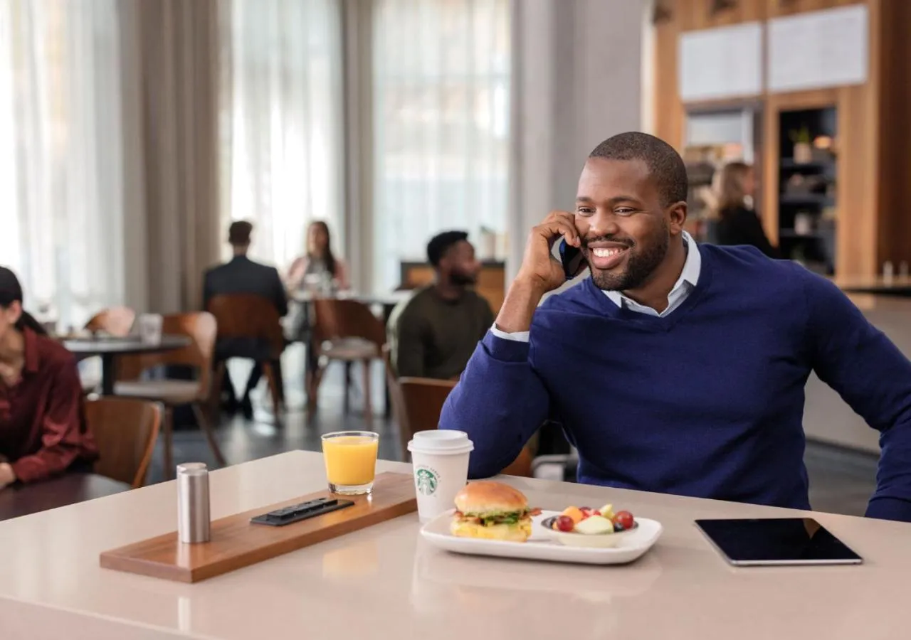 Breakfast in Courtyard by Marriott Stuart