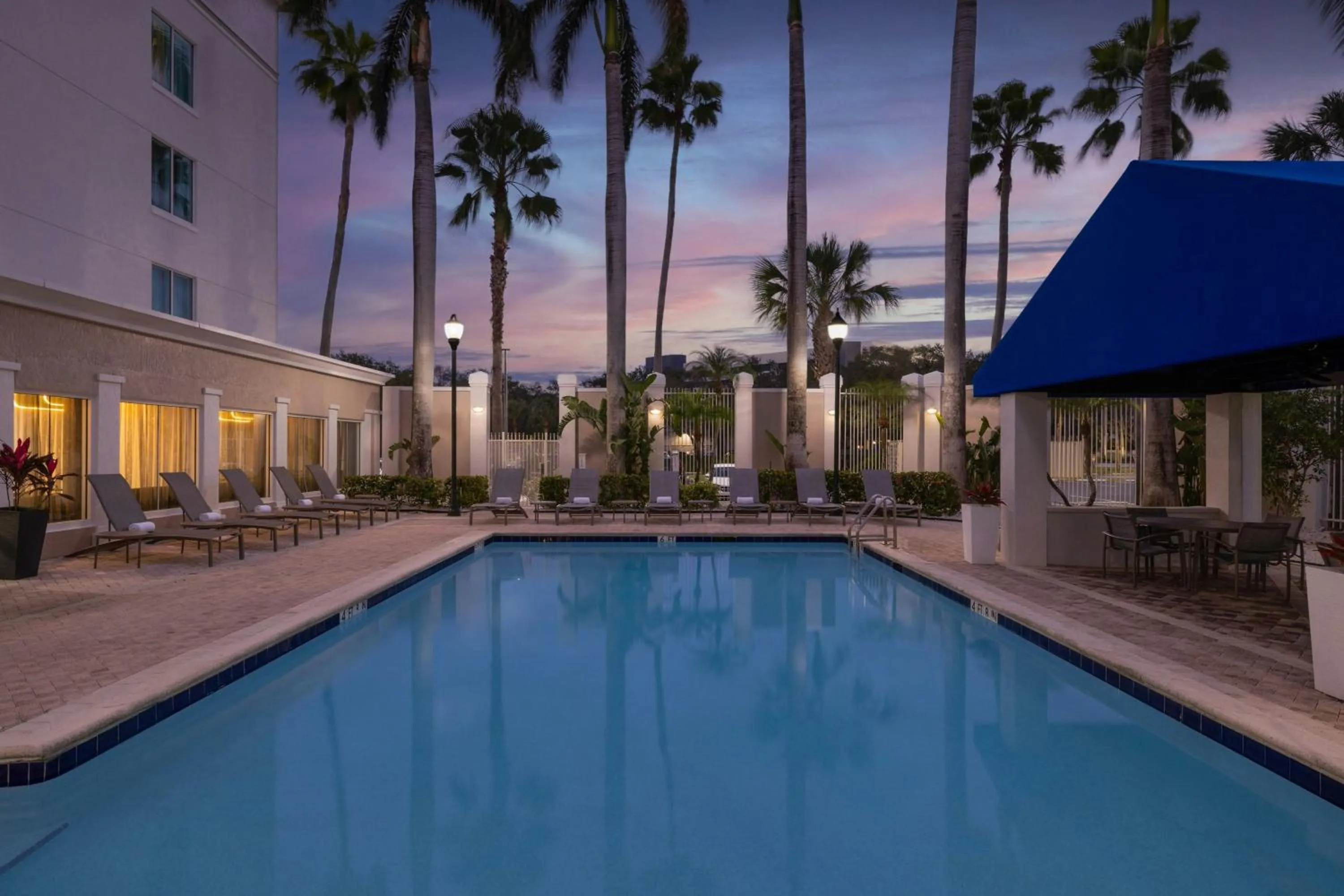 Swimming pool in SpringHill Suites Boca Raton