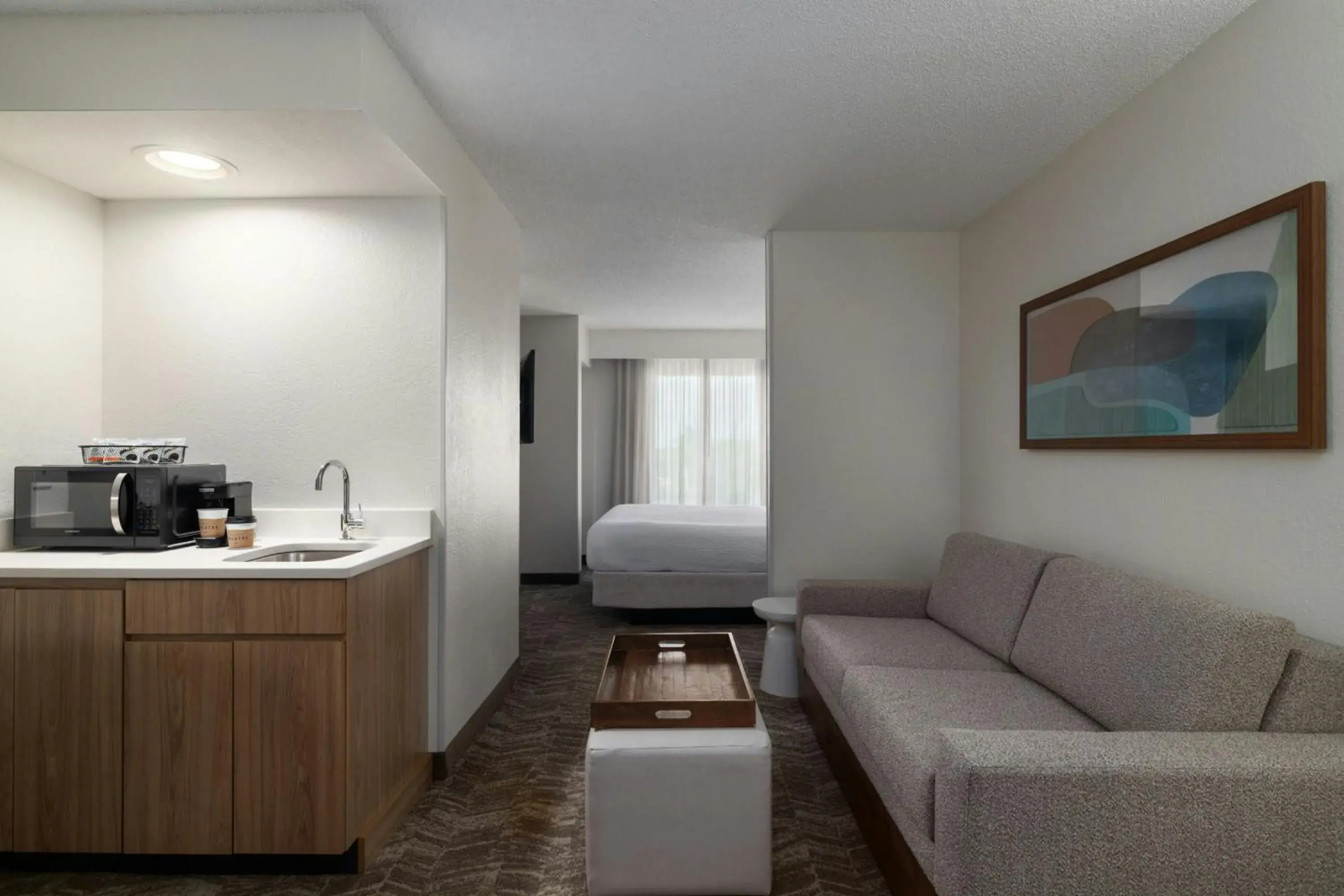 King Suite with Trundle Sofa - Hearing Access in SpringHill Suites Boca Raton King Suite with Trundle Sofa - Hearing Access in SpringHill Suites Boca Raton