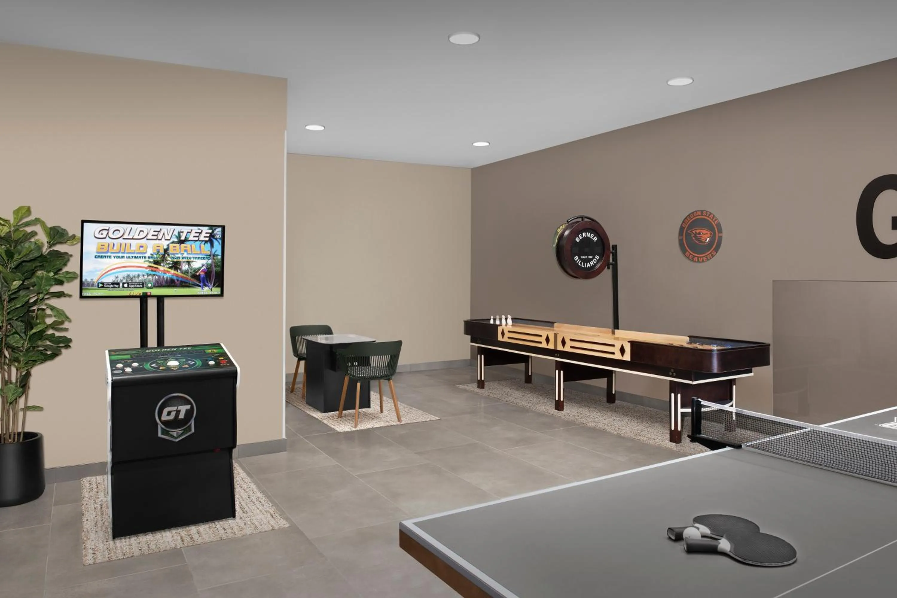 Game Room in Courtyard by Marriott Portland Tigard