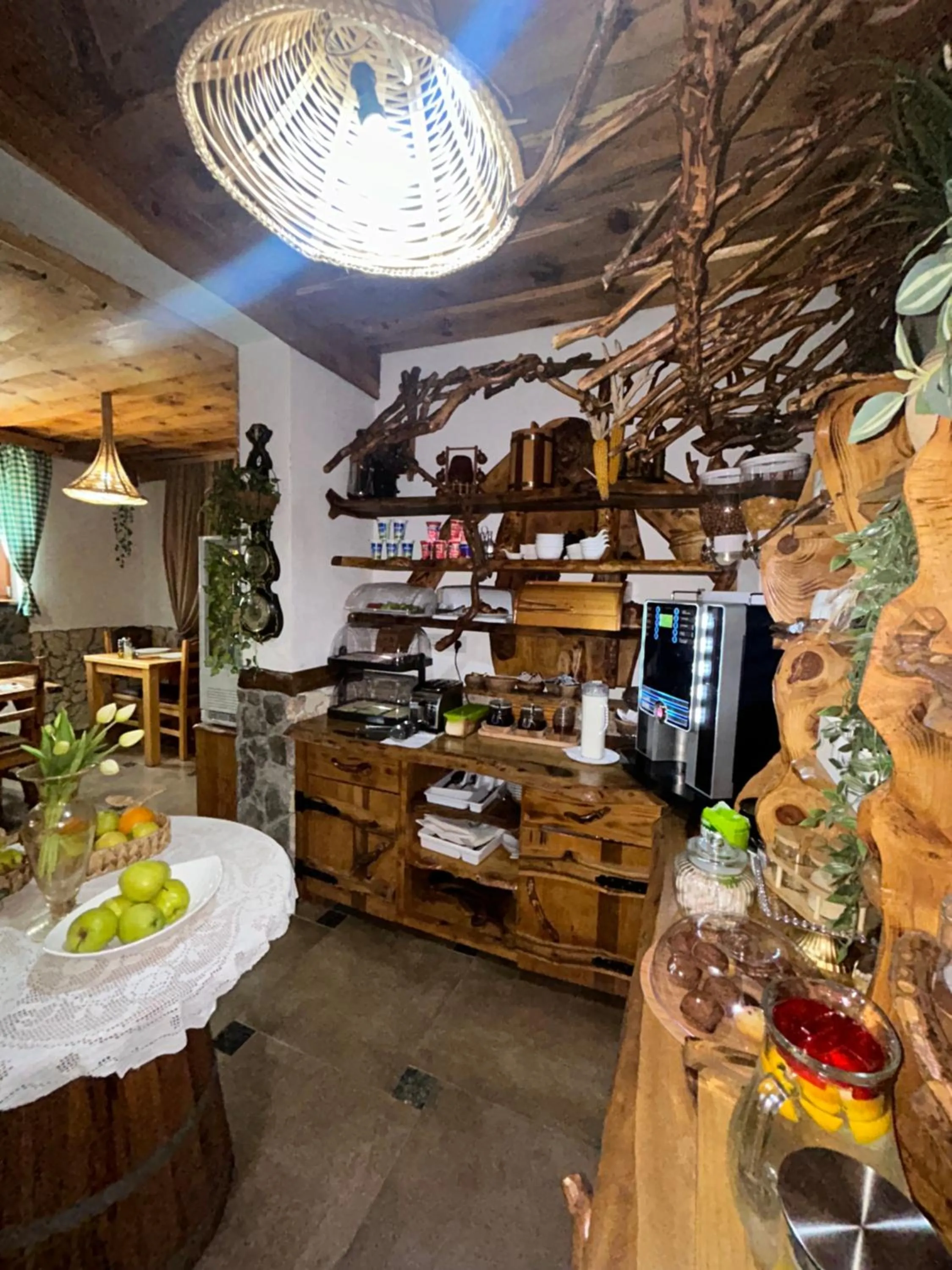 Breakfast in Rustic Lodge Plitvice