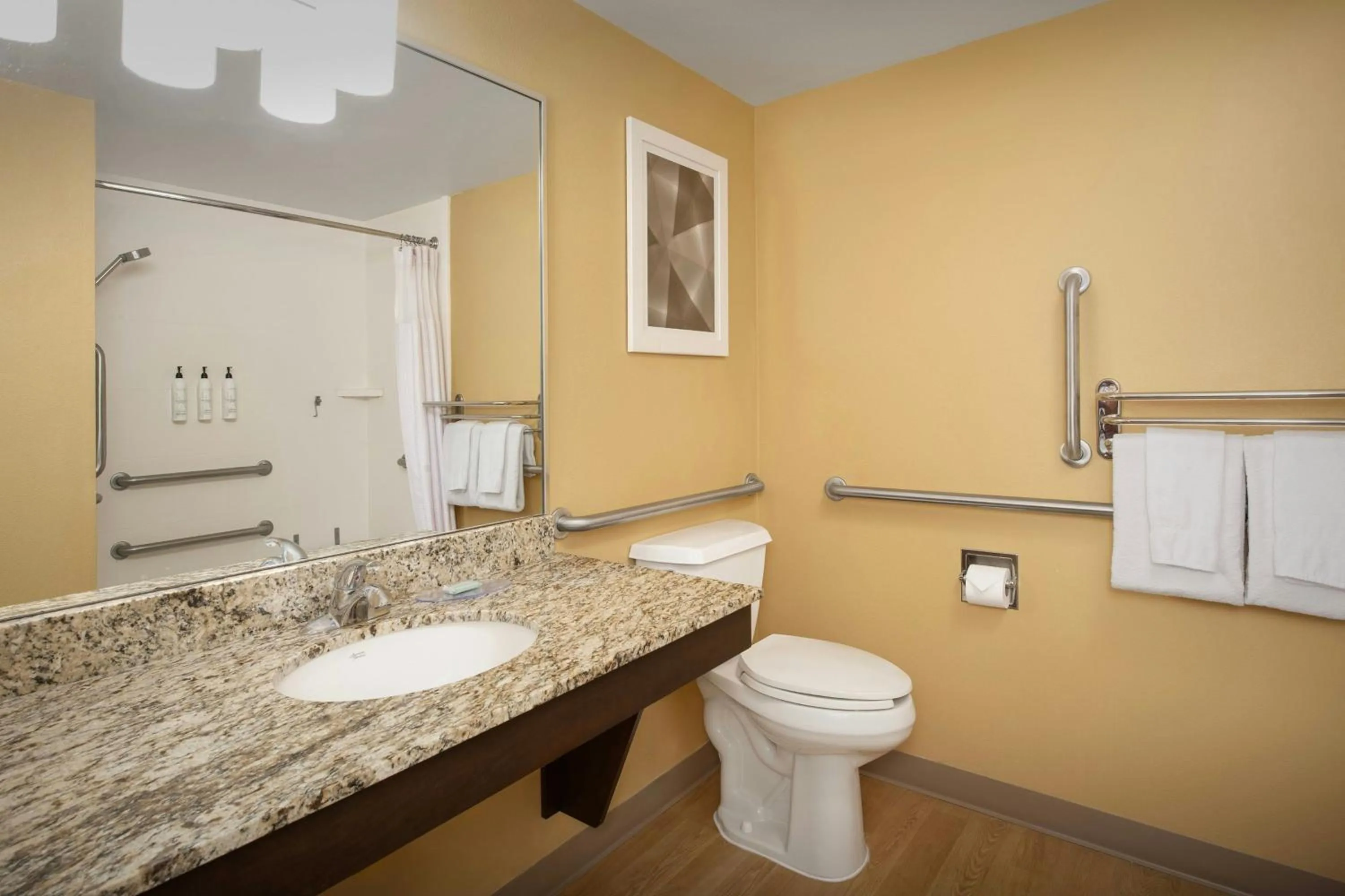 Bathroom in TownePlace Suites by Marriott Portland Hillsboro