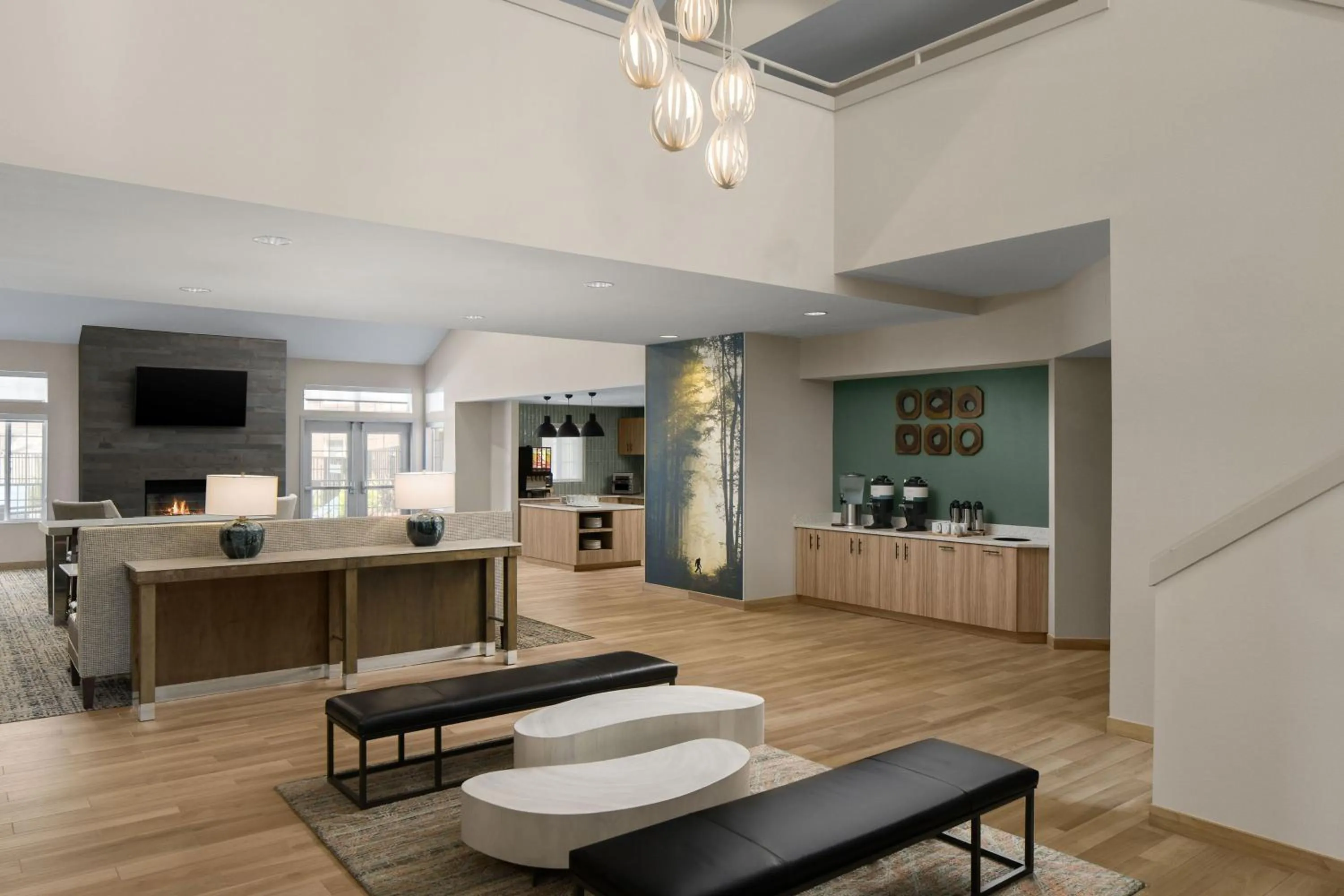 Lobby or reception in Residence Inn Portland Hillsboro