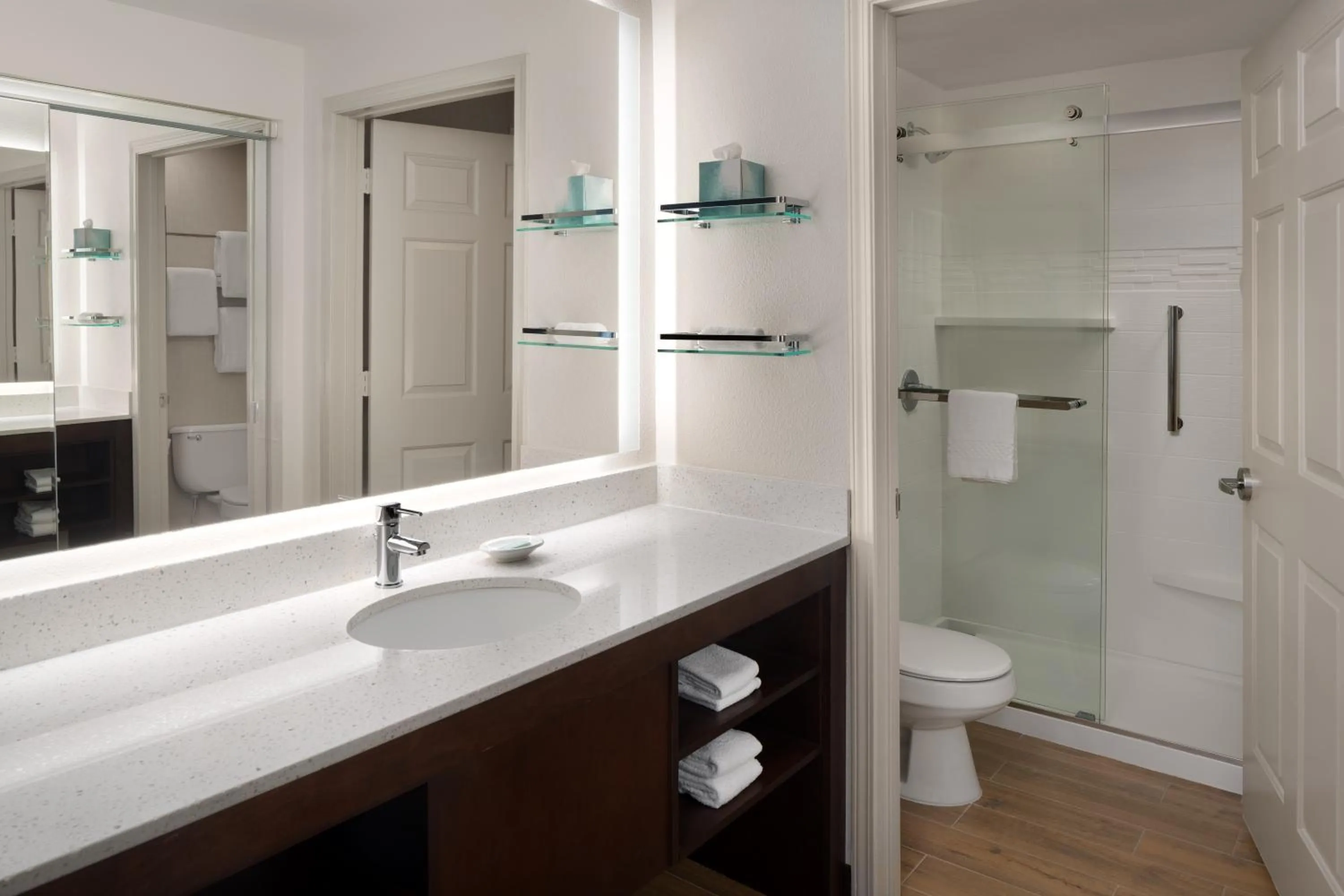 Bathroom in Residence Inn Portland Hillsboro