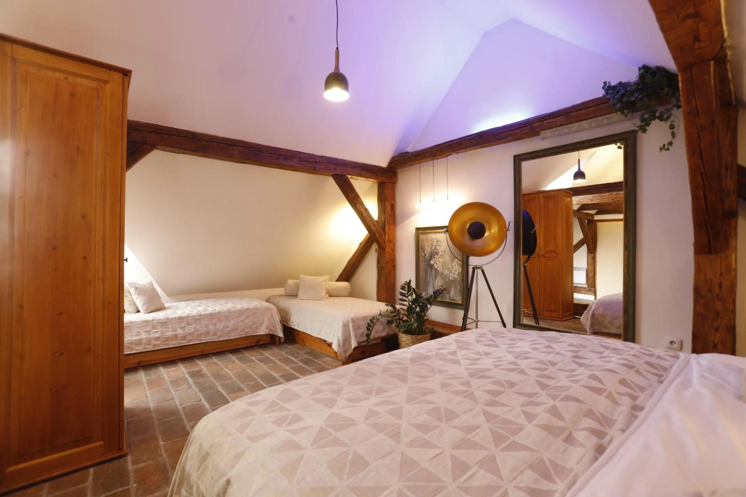 Bedroom, Bed in Wellness Pension Ametyst