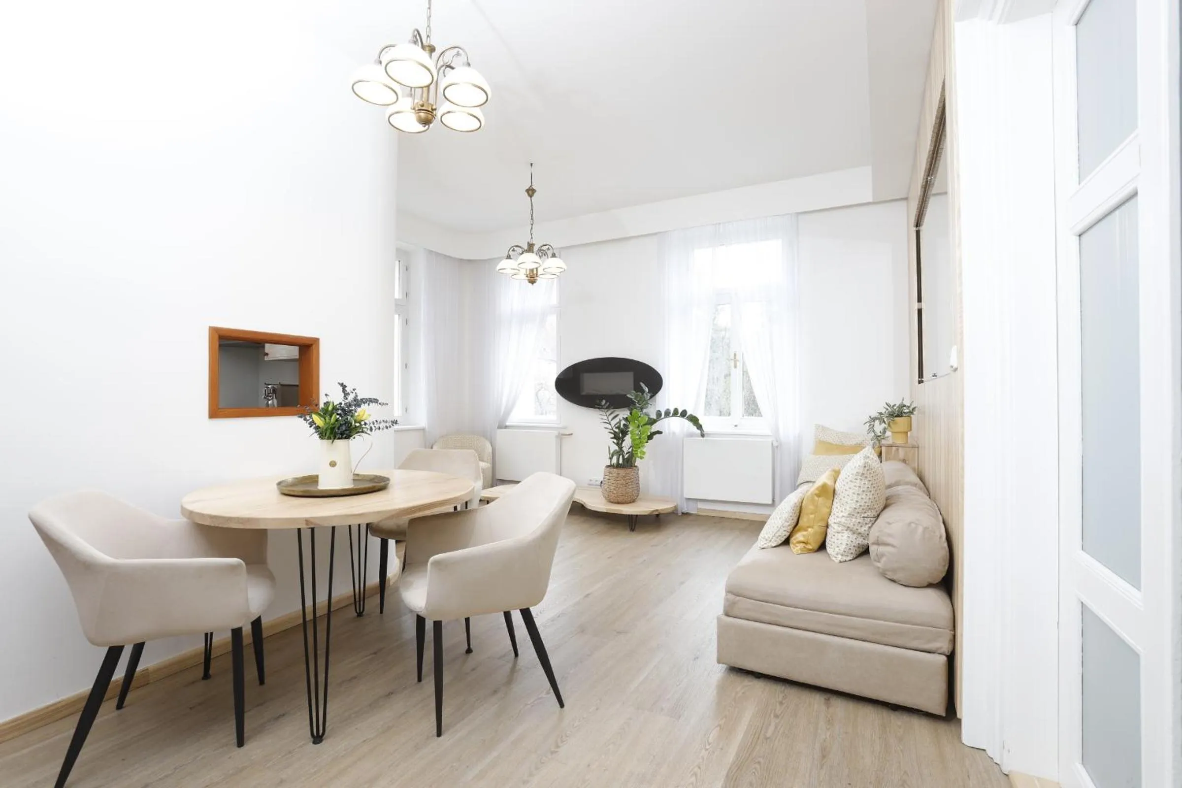 Living room in Wellness Pension Ametyst