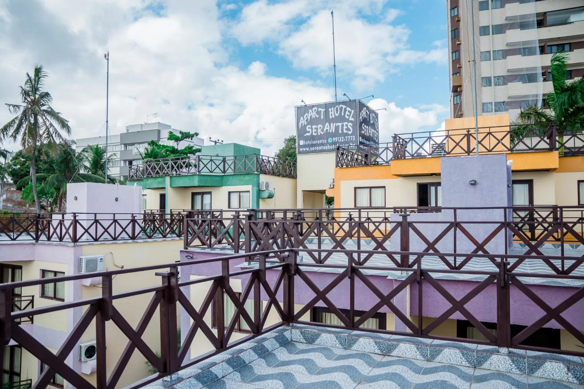 Balcony/Terrace in Apart Hotel Serantes