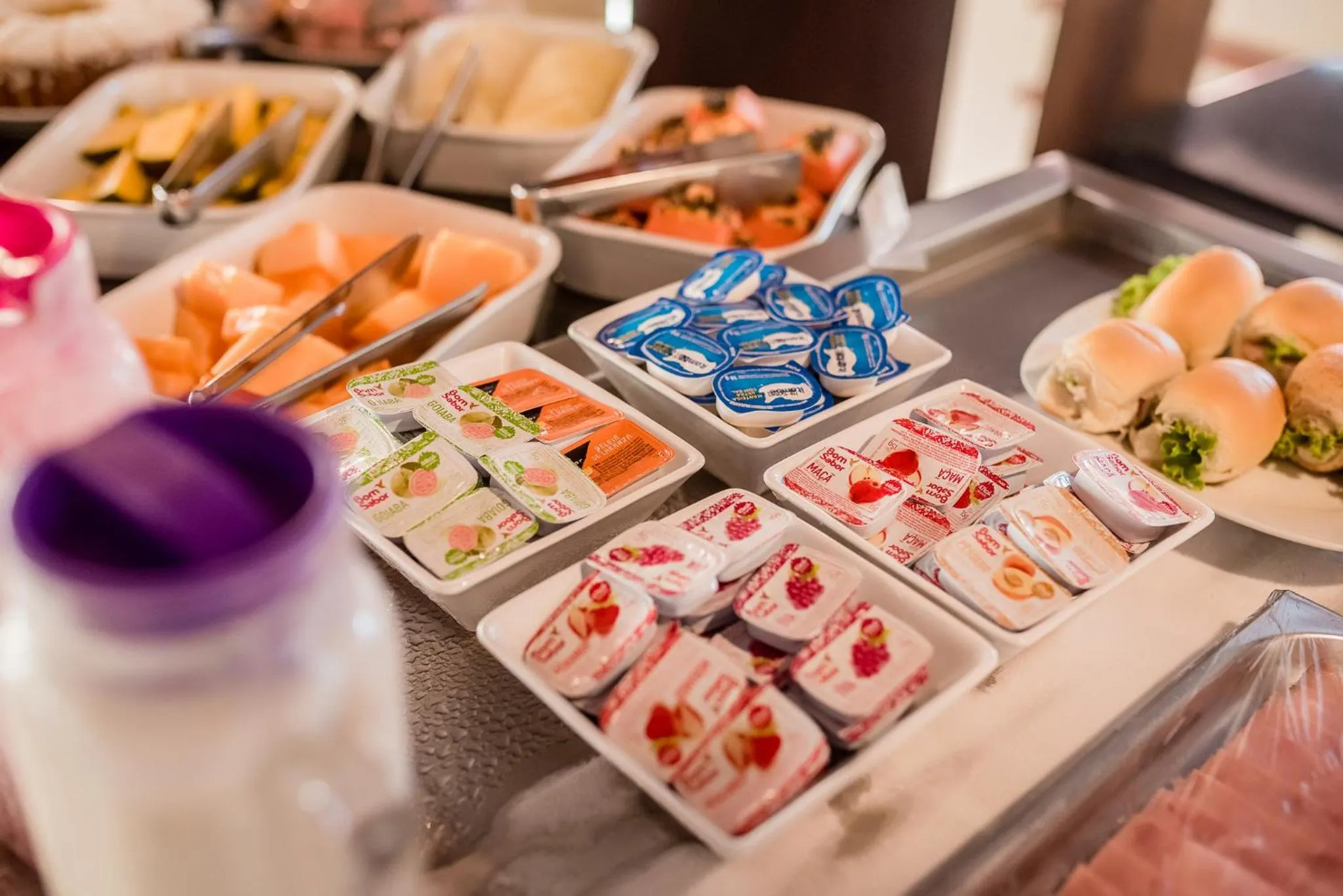 Buffet breakfast in Apart Hotel Serantes