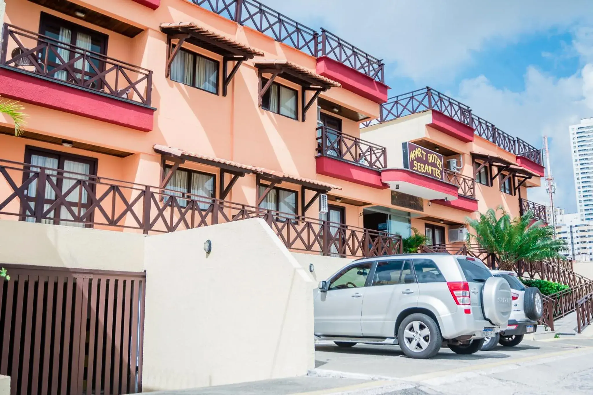 Facade/entrance in Apart Hotel Serantes Facade/entrance in Apart Hotel Serantes