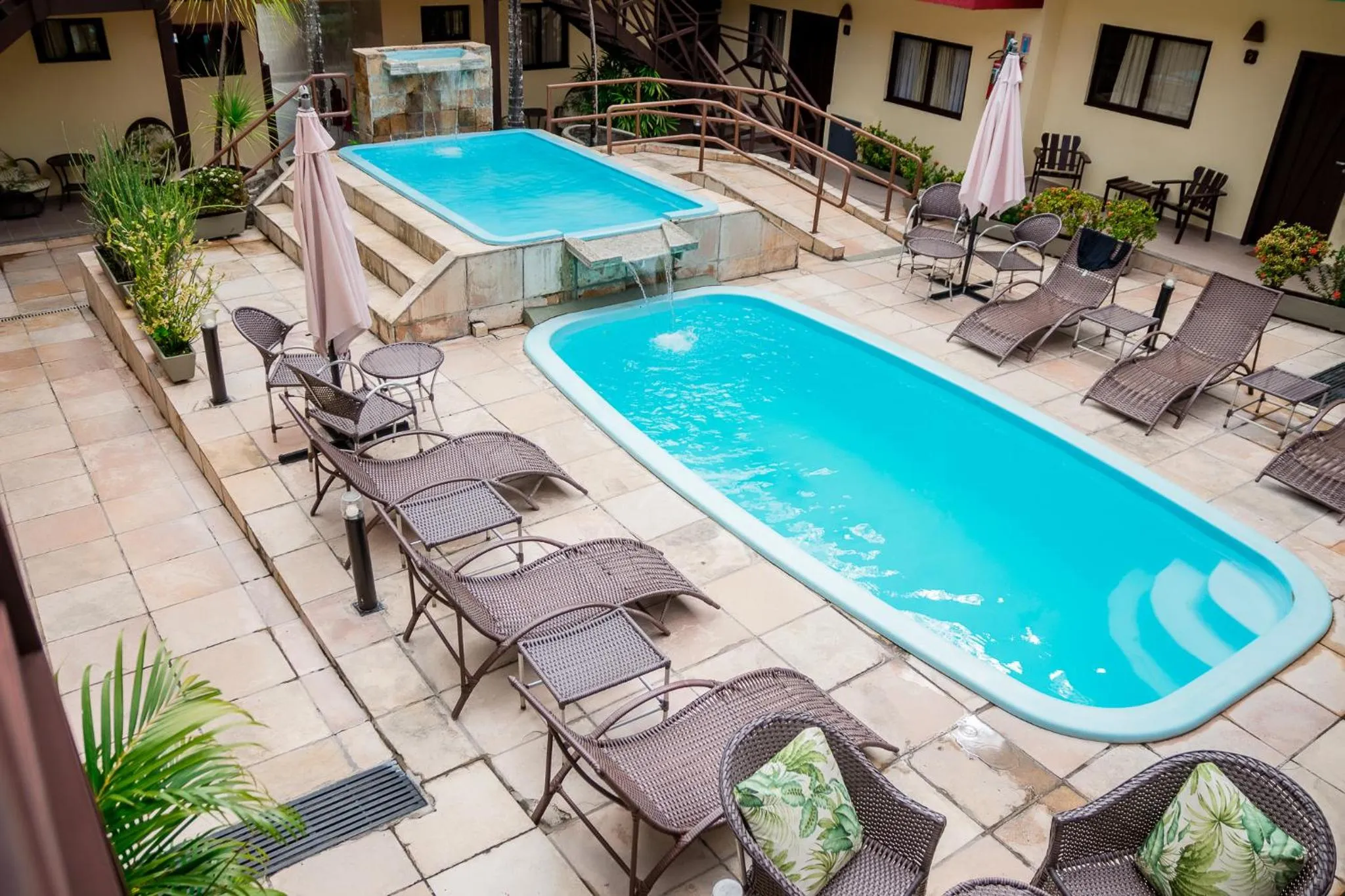 Swimming pool in Apart Hotel Serantes