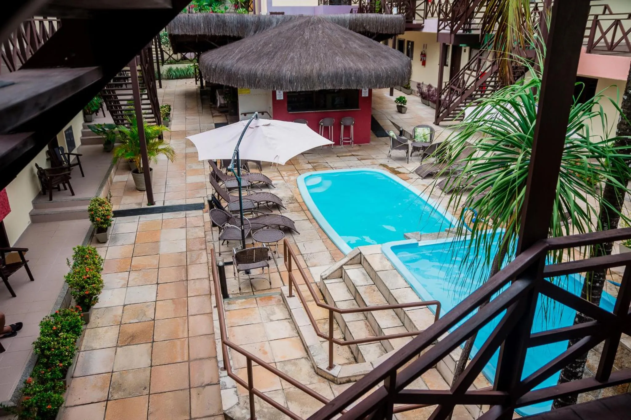 Swimming pool in Apart Hotel Serantes