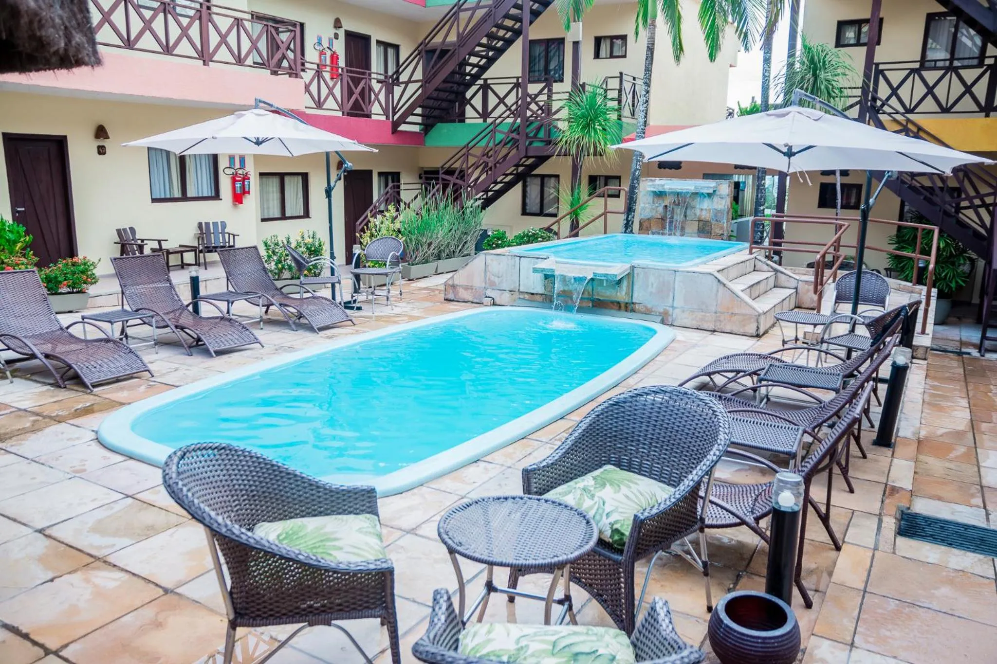 Swimming pool in Apart Hotel Serantes