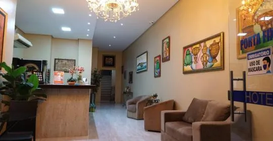 Lobby or reception in Hotel Sandis