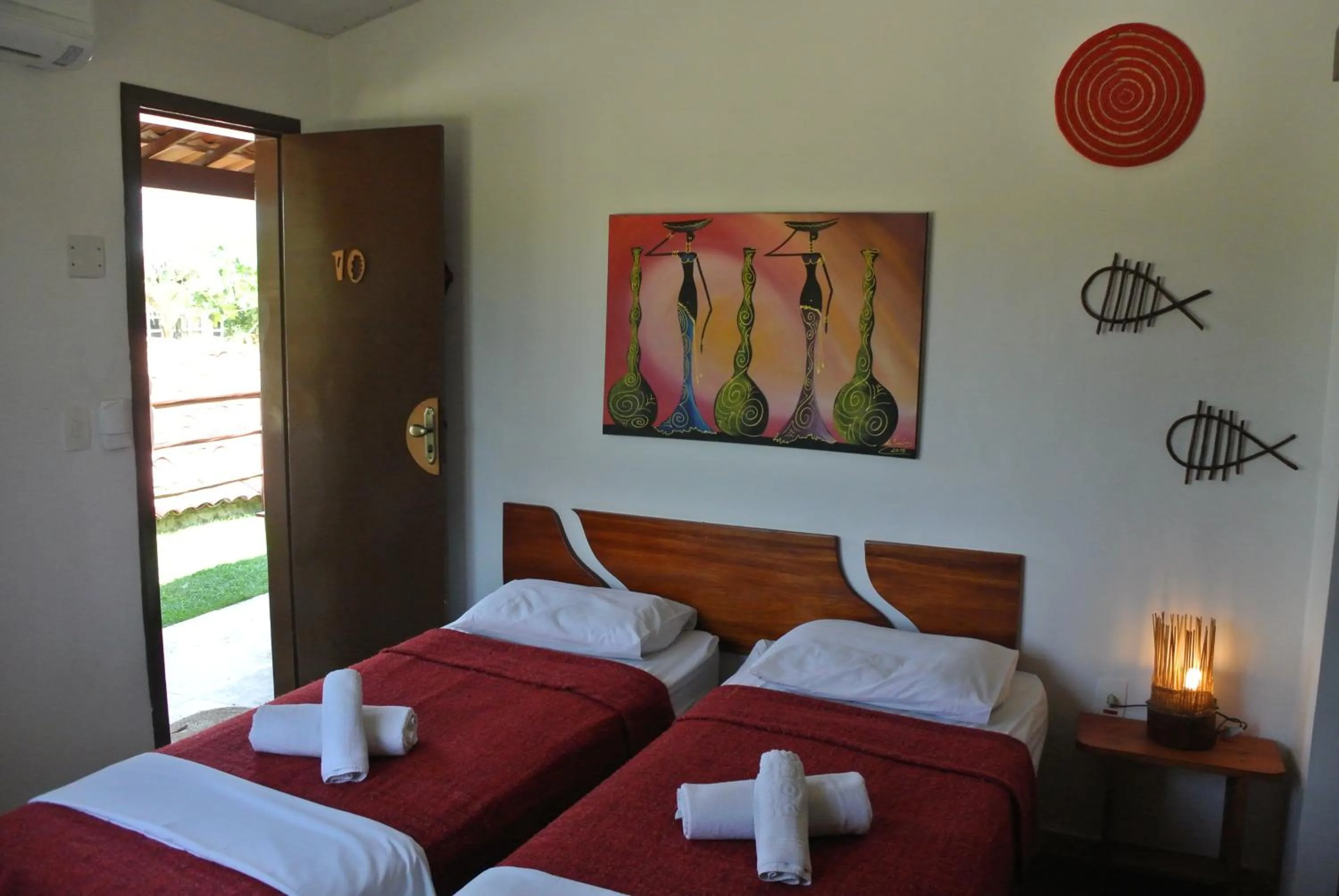 Bed in Pousada Samba do Kite