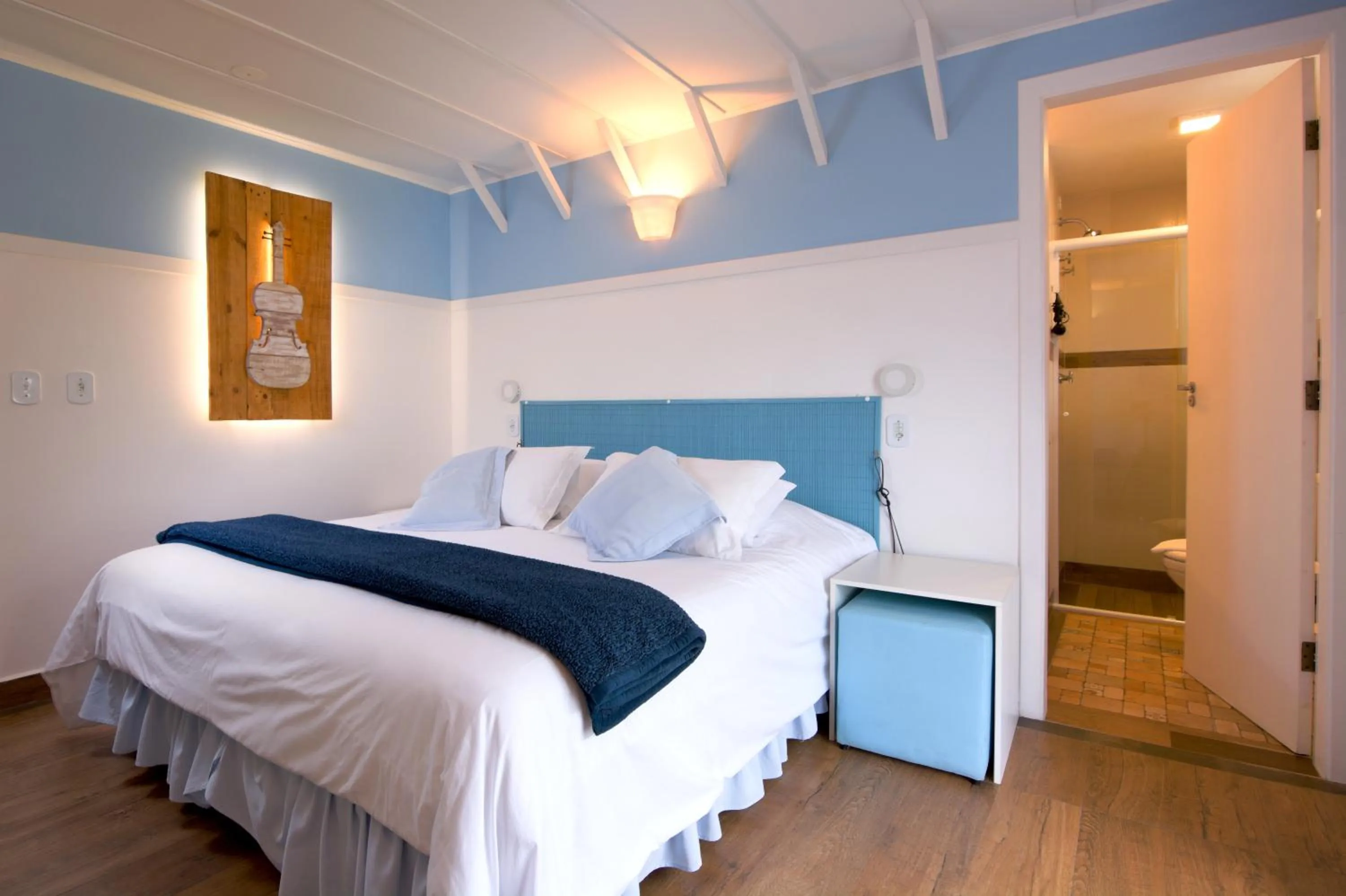 Bed in Pousada Piano Piano