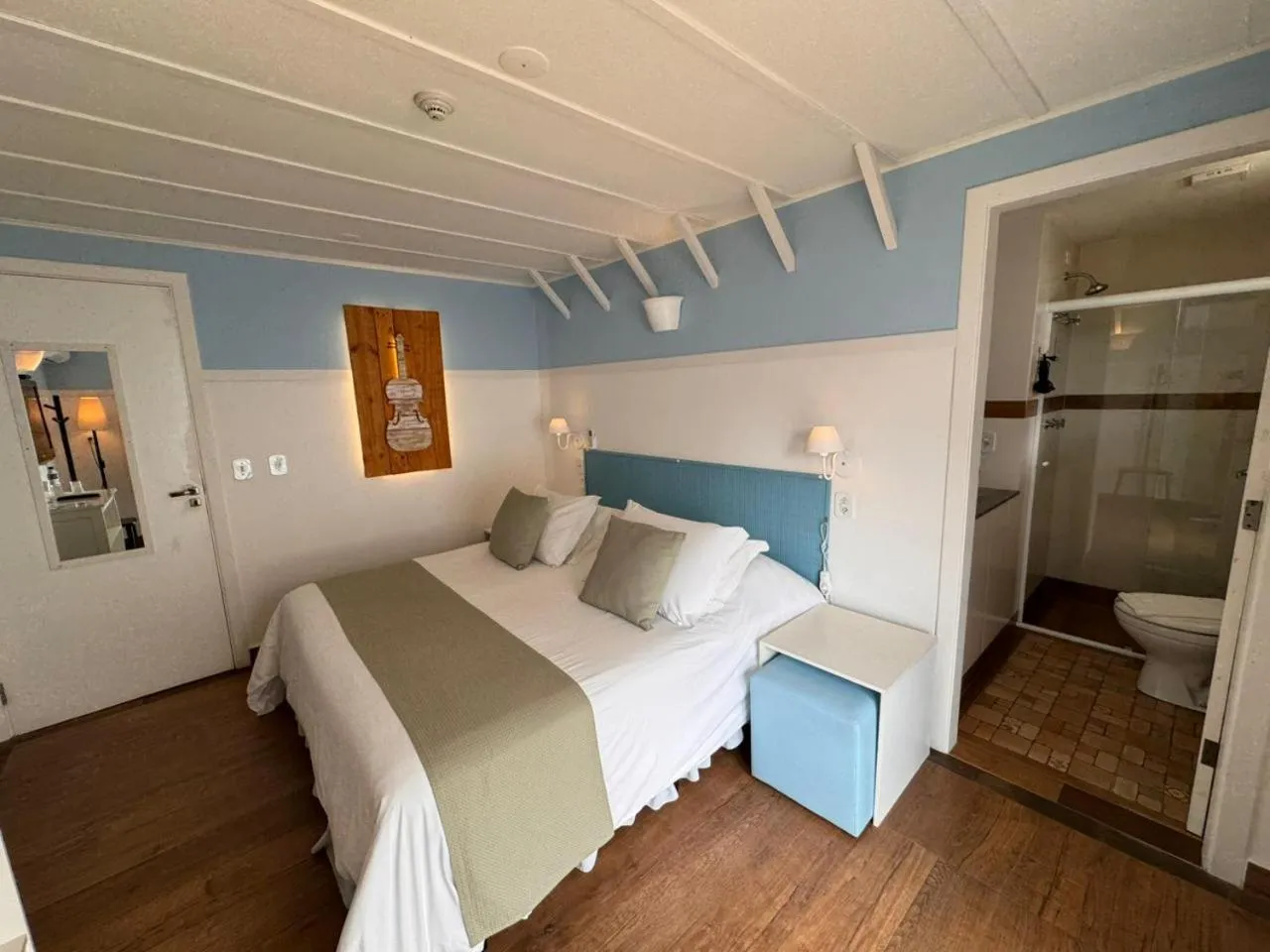 TV and multimedia, Bed in Pousada Piano Piano