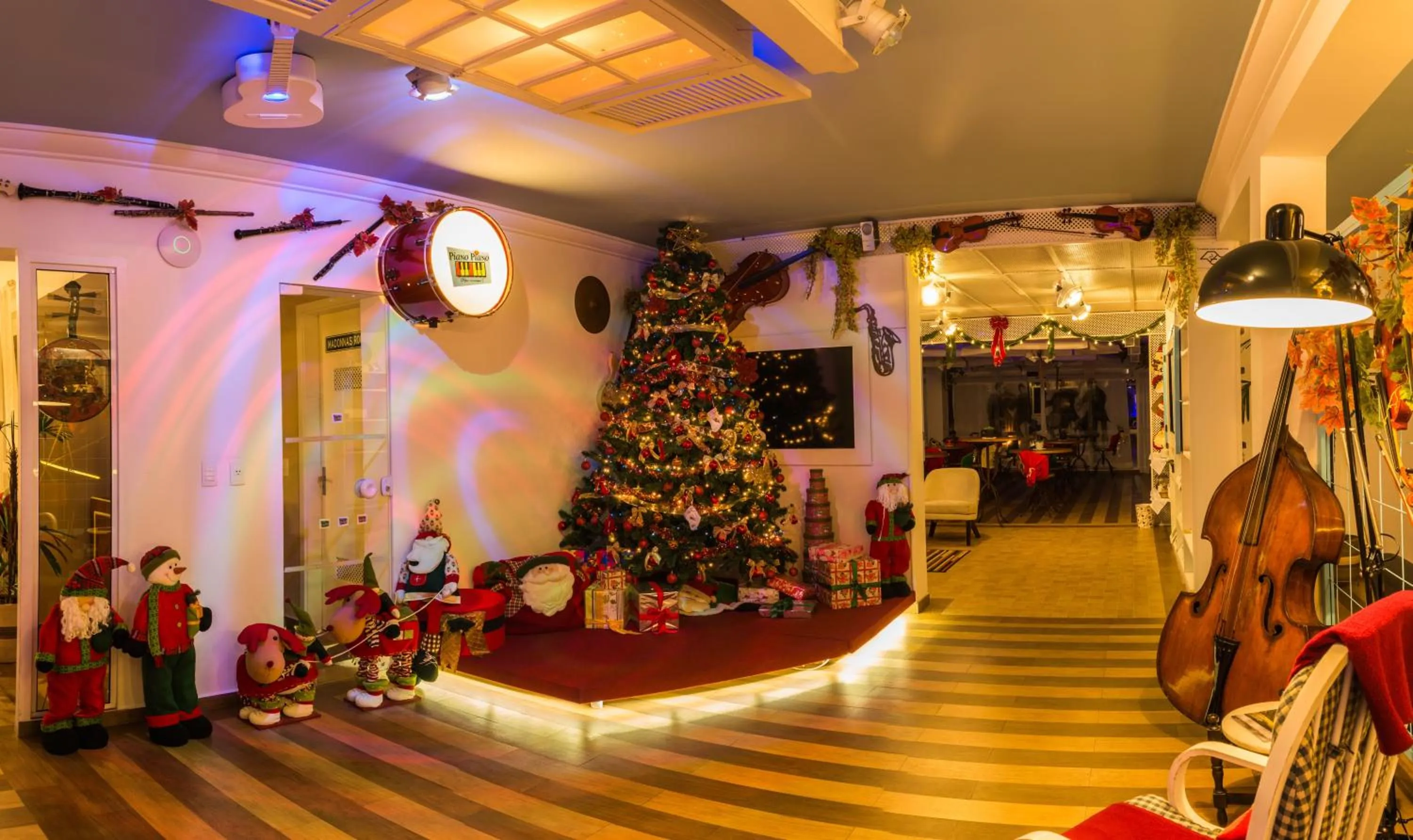 Seating area in Pousada Piano Piano