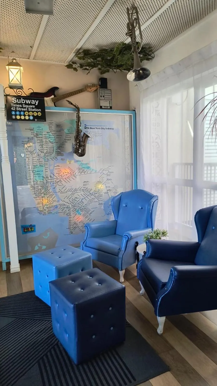 Living room in Pousada Piano Piano