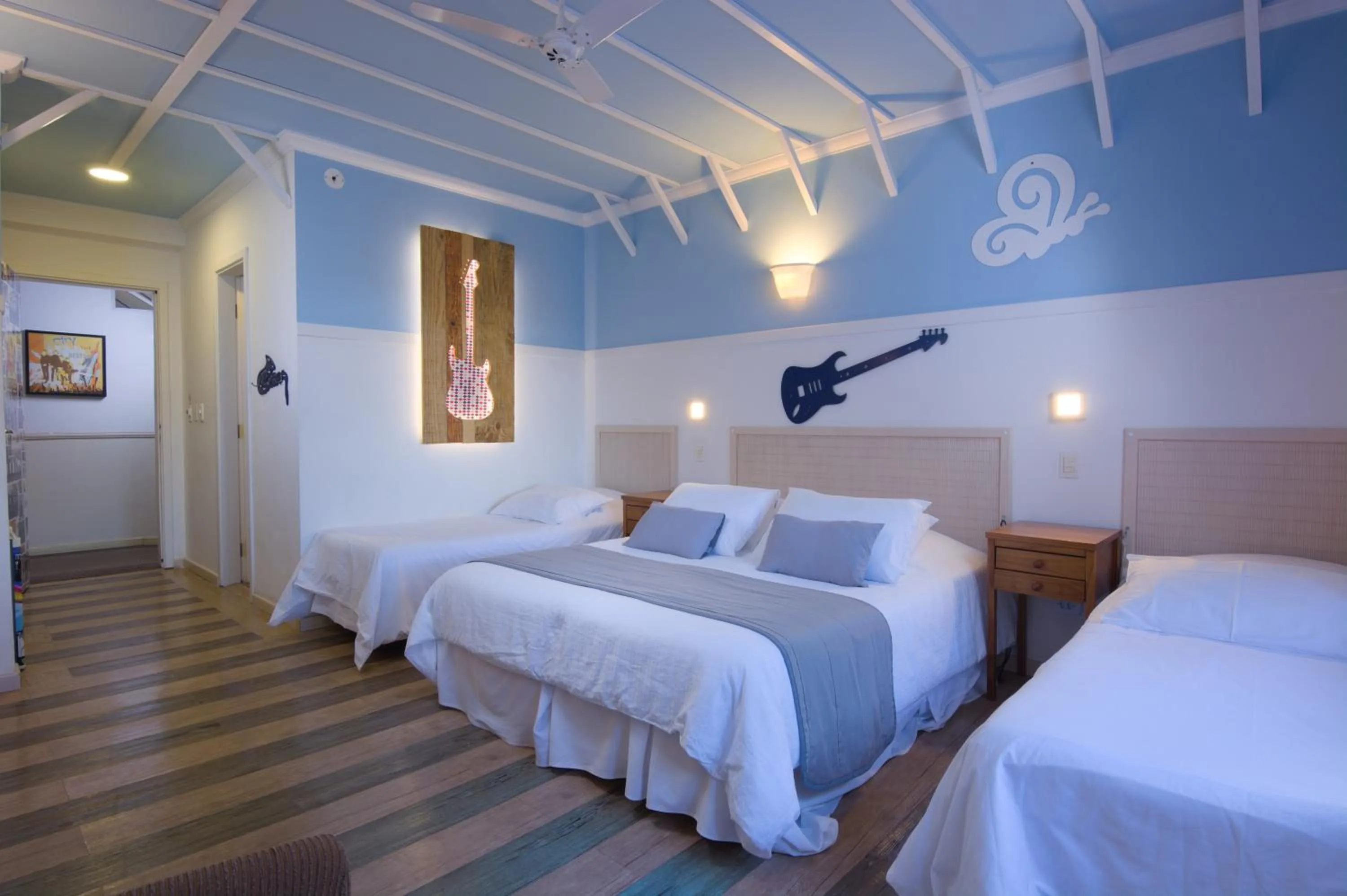 Bed in Pousada Piano Piano