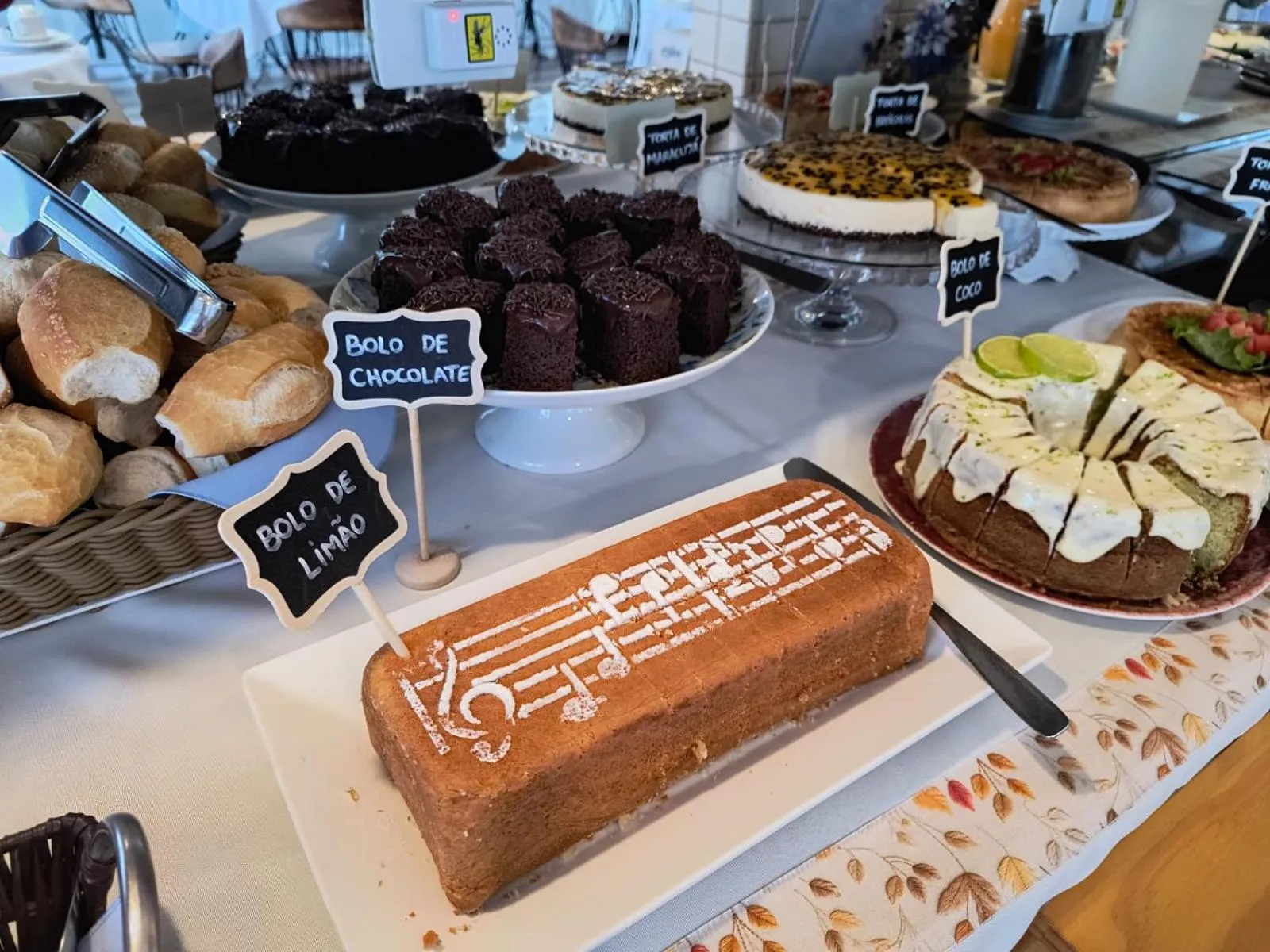 Food and drinks in Pousada Piano Piano