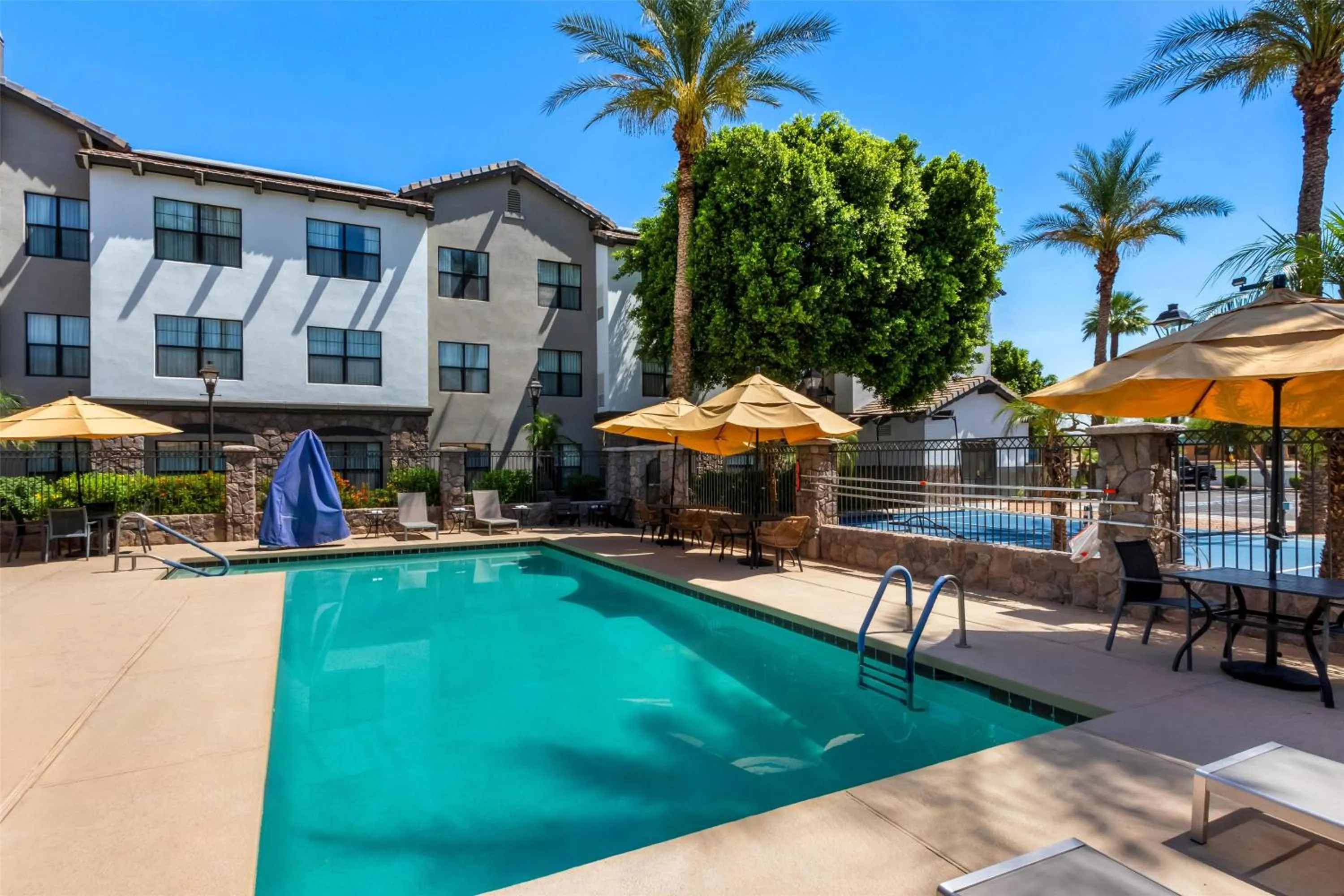Pool view in Sonesta ES Suites Phoenix Goodyear