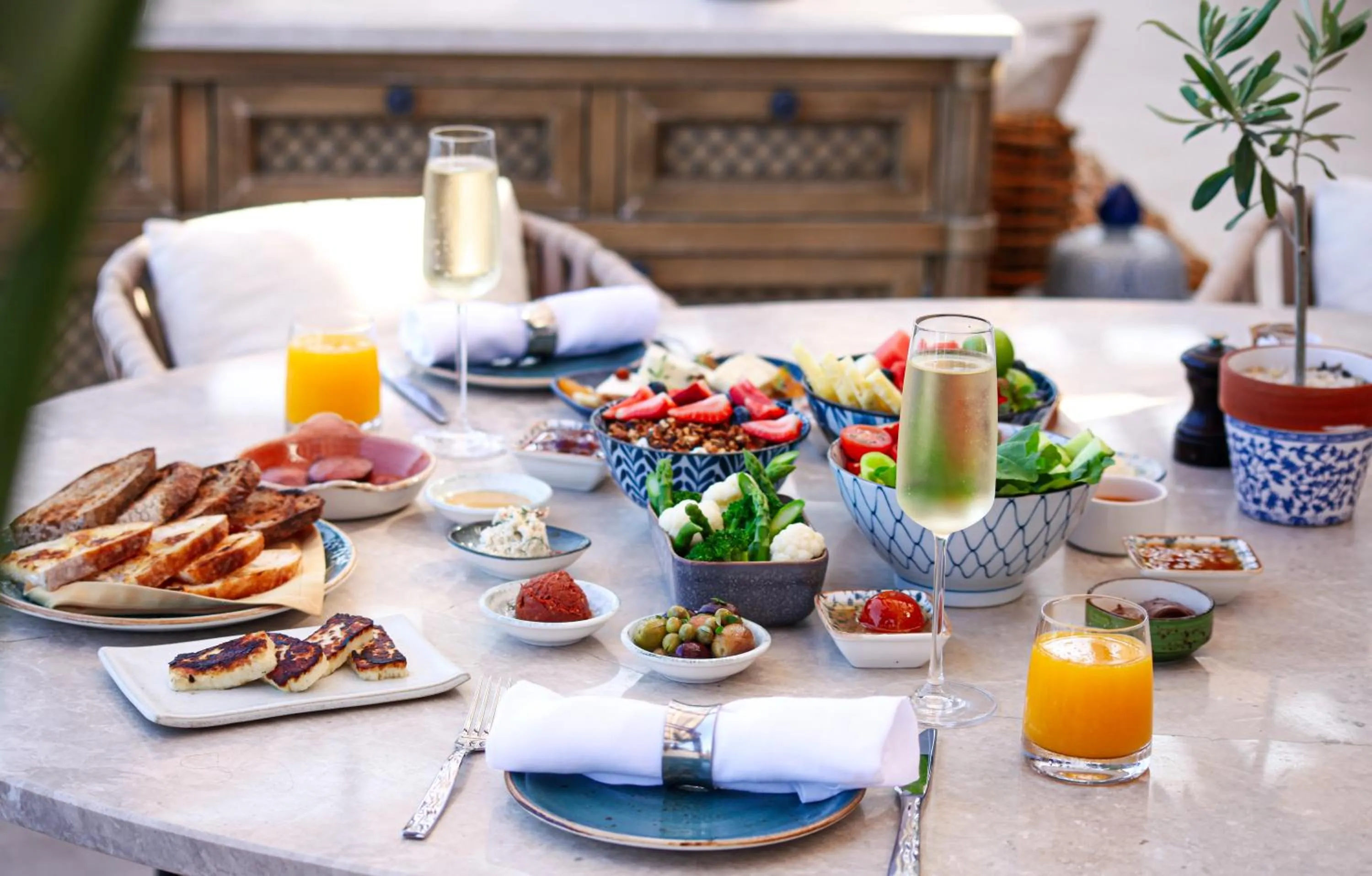 Breakfast in Allium Bodrum Resort & Spa
