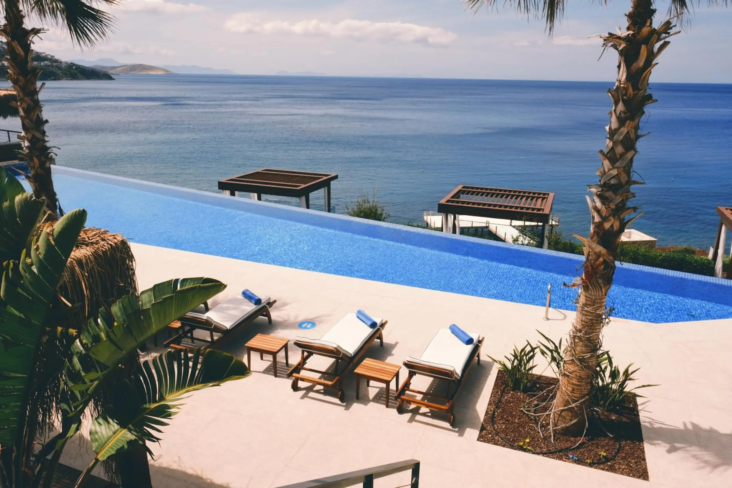 Pool view in Allium Bodrum Resort & Spa Pool view in Allium Bodrum Resort & Spa