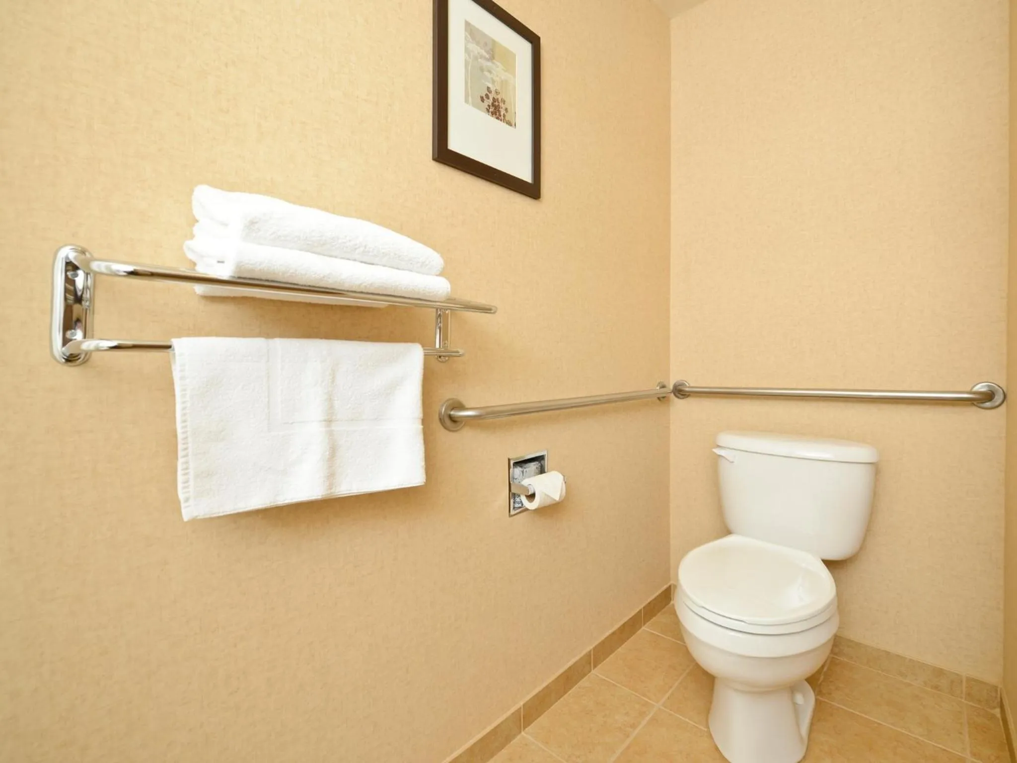 Toilet in Yellowstone West Gate Hotel