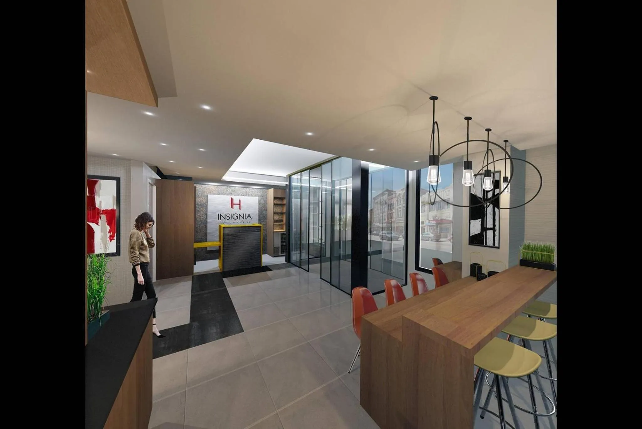 Lobby or reception in Insignia Hotel Brooklyn, an Ascend Collection Hotel