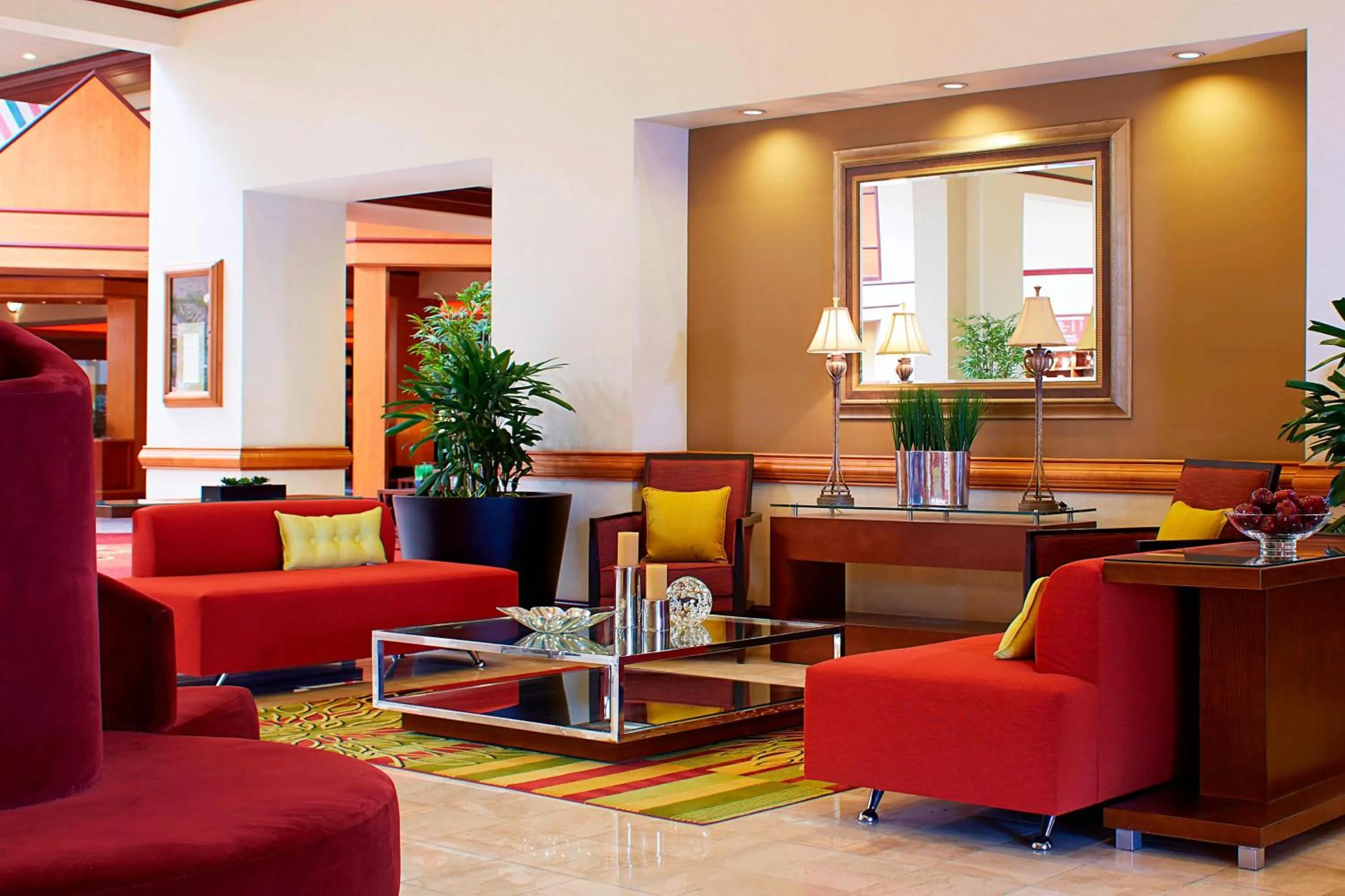 Lobby or reception in Pittsburgh Marriott North