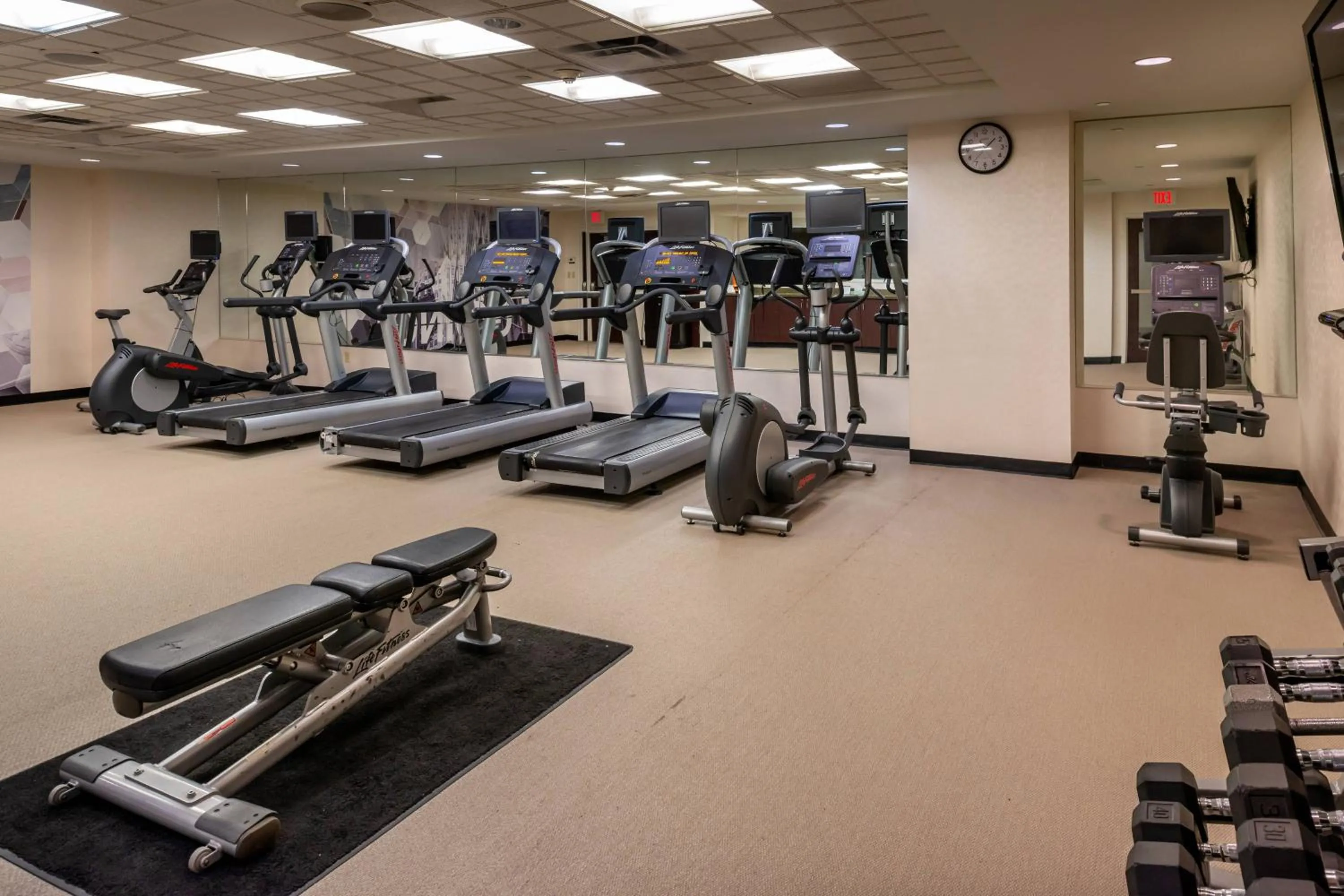 Fitness centre/facilities in SpringHill Suites by Marriott Pittsburgh North Shore