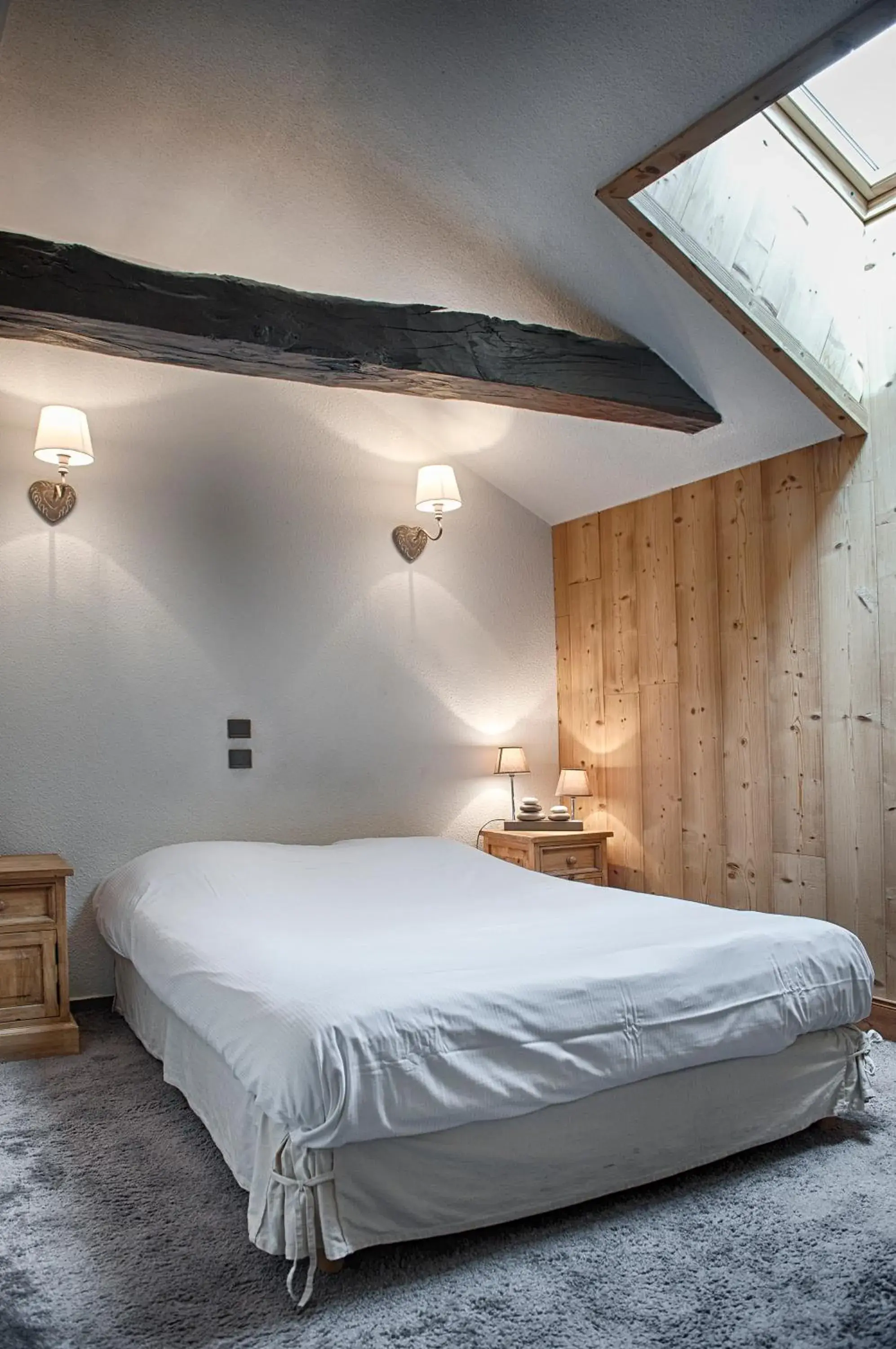 Double Room in Logis Hôtel de france Double Room in Logis Hôtel de france