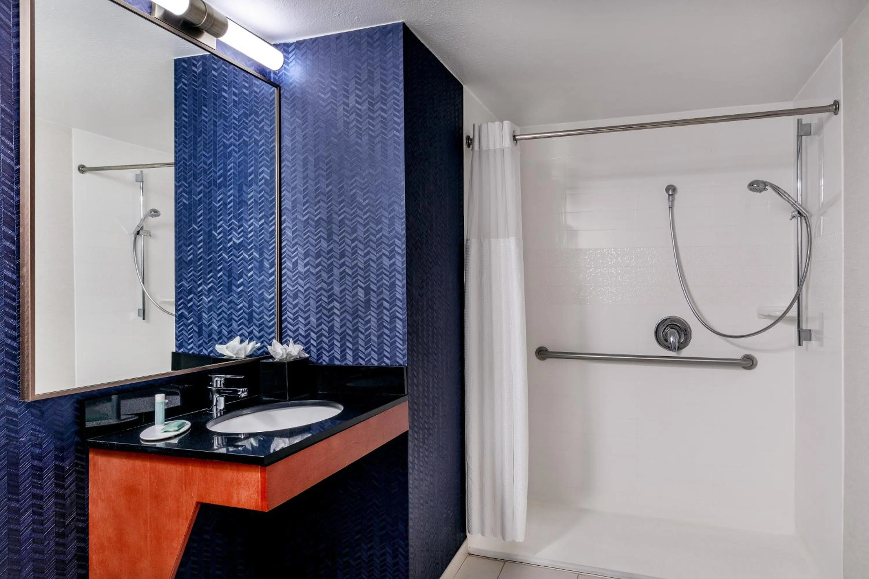 Shower in Fairfield Inn Portsmouth Seacoast