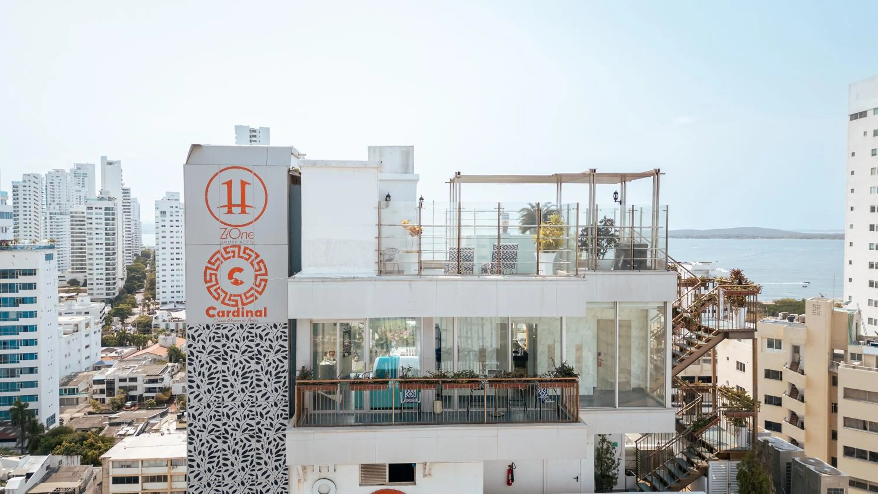 Bird's eye view in Hotel Zi One Luxury